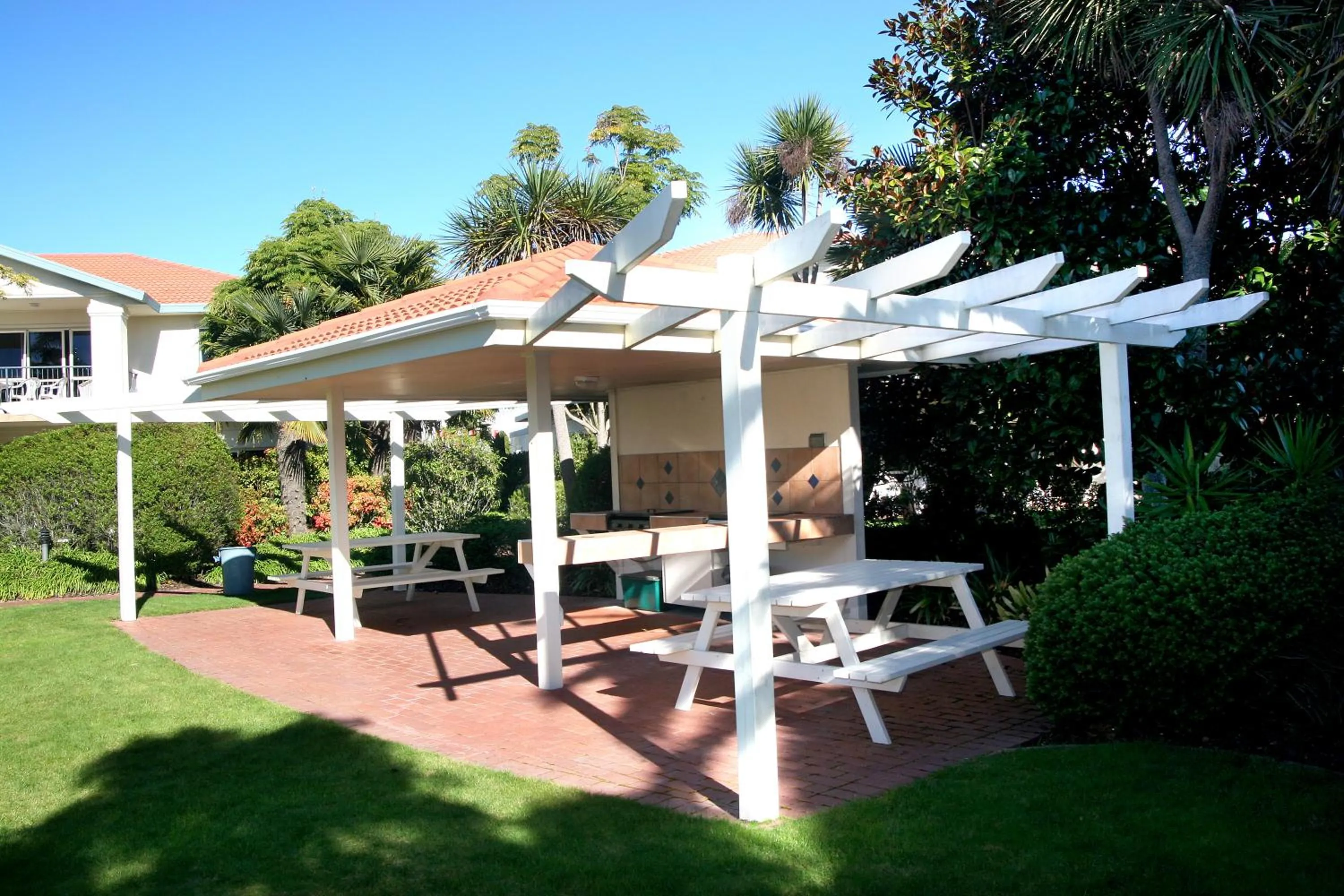 Property building in Pacific Palms Resort