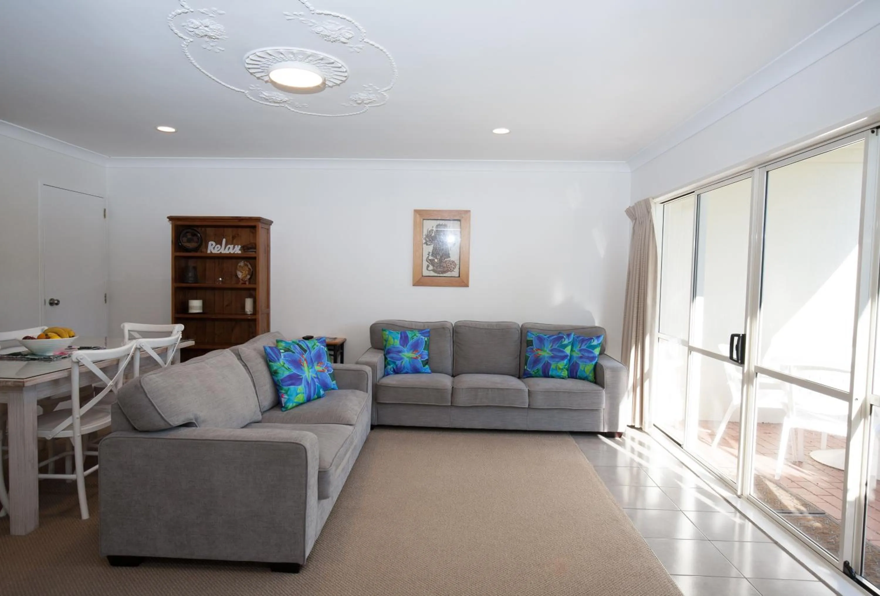 Living room in Pacific Palms Resort