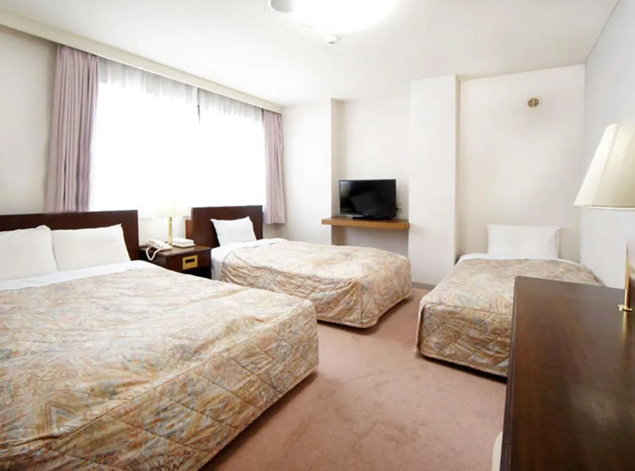 Photo of the whole room, Bed in Hotel Trend Matsumoto