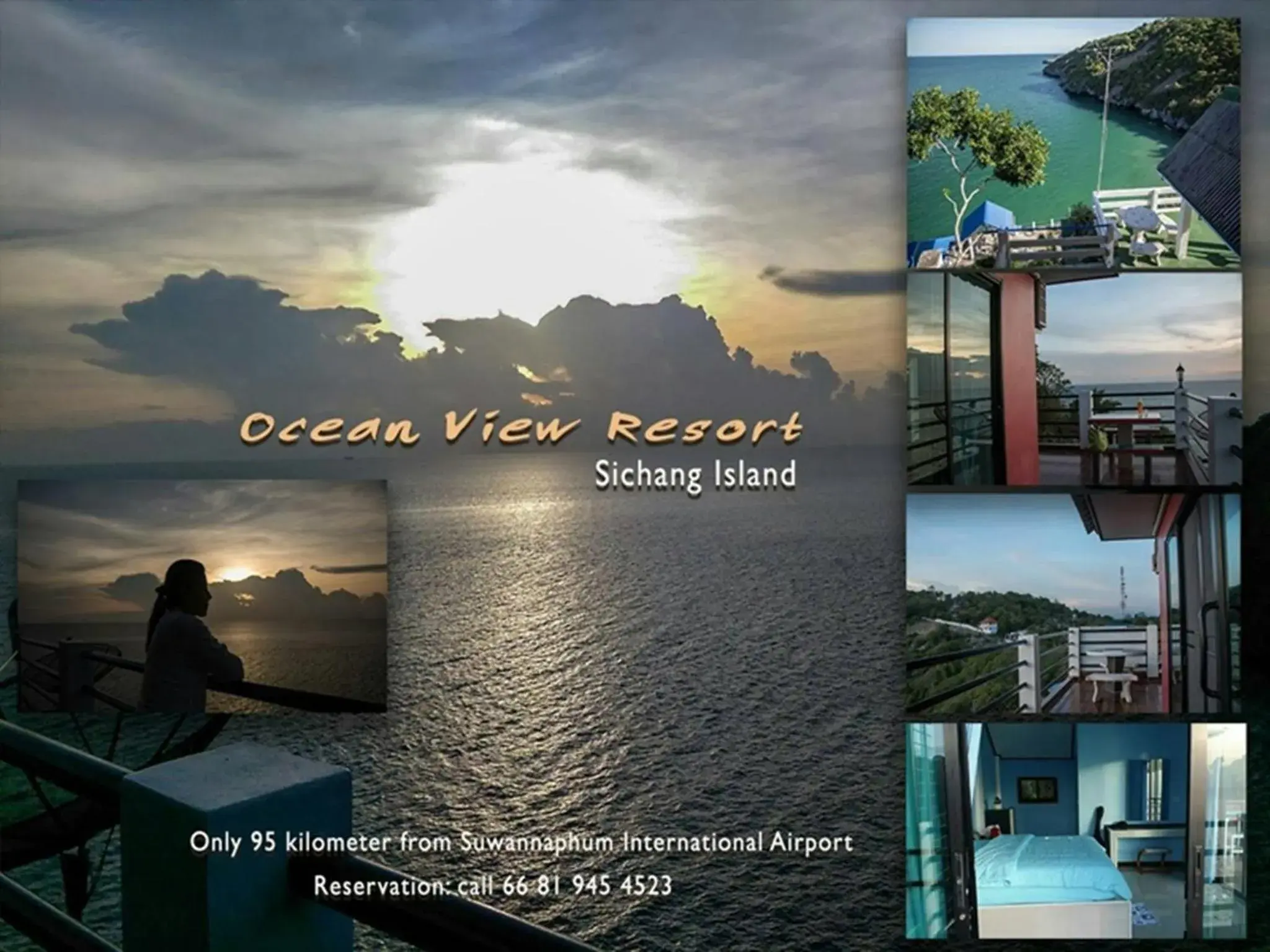 Property building in Ocean View Resort - Koh Sichang Property building in Ocean View Resort - Koh Sichang