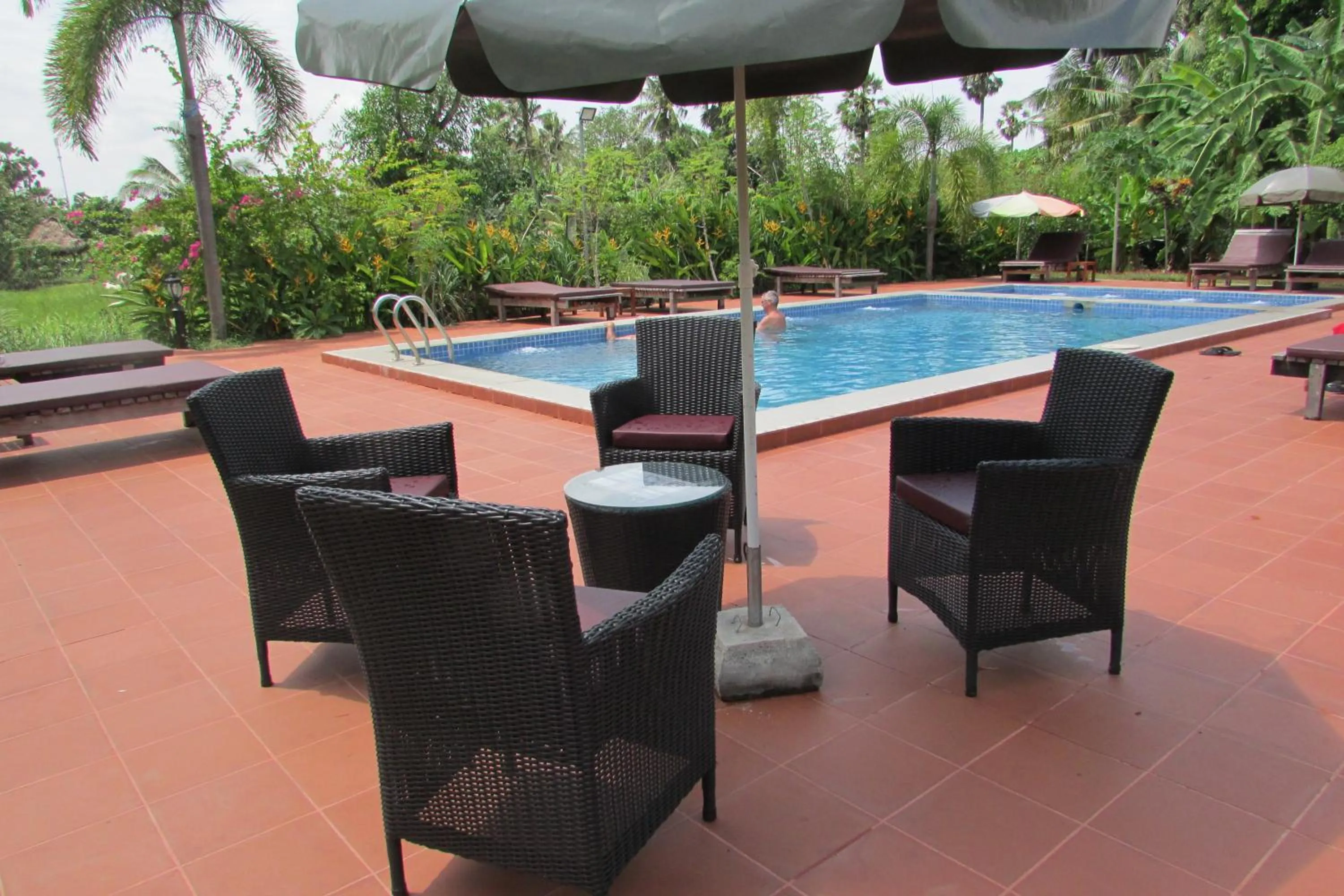 Pool view in Phoumrumduol Bungalow