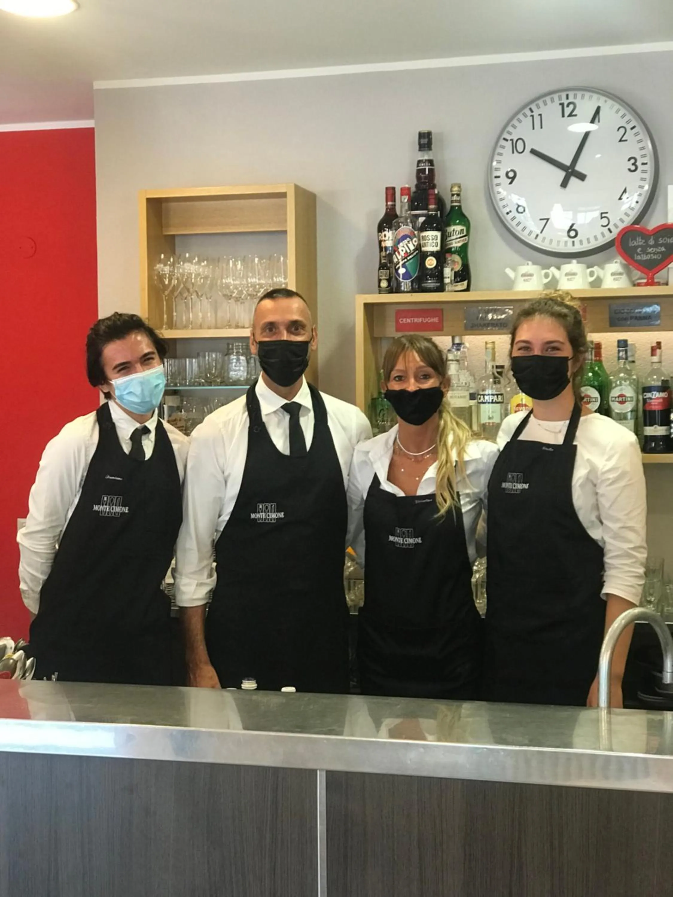 Staff in Hotel Monte Cimone