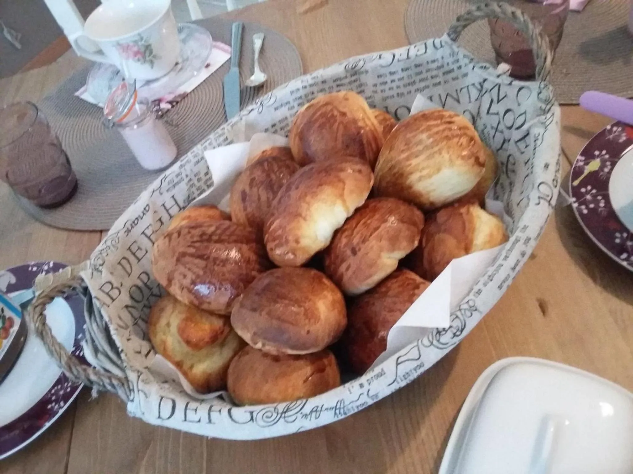 Continental breakfast in Du Coté de Lacoume