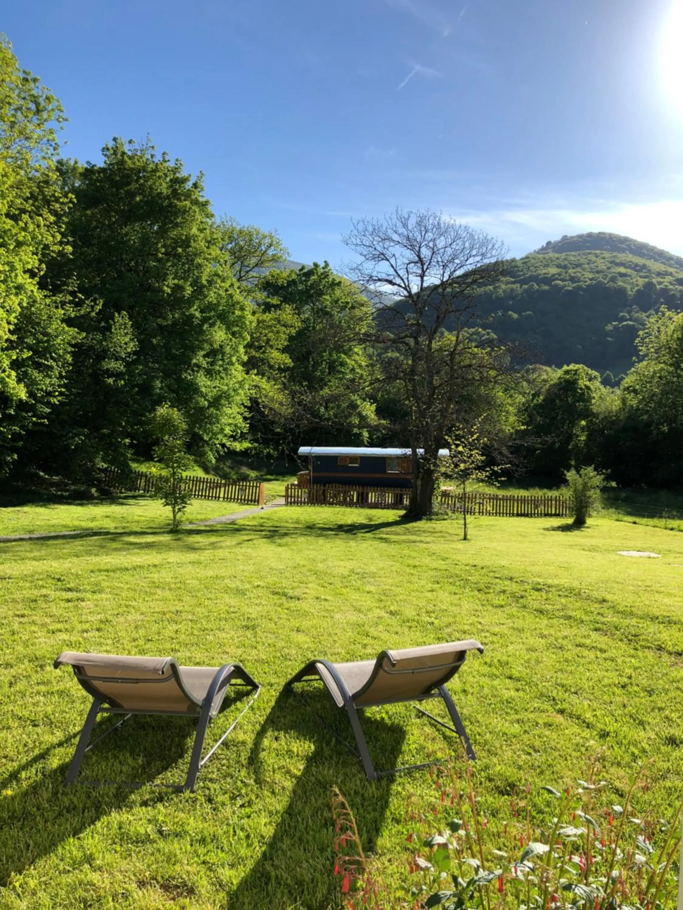 Garden view in Du Coté de Lacoume