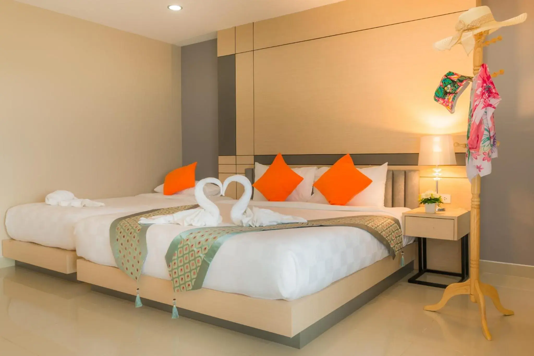 Bed in The Smart Hotel Hat Yai Bed in The Smart Hotel Hat Yai