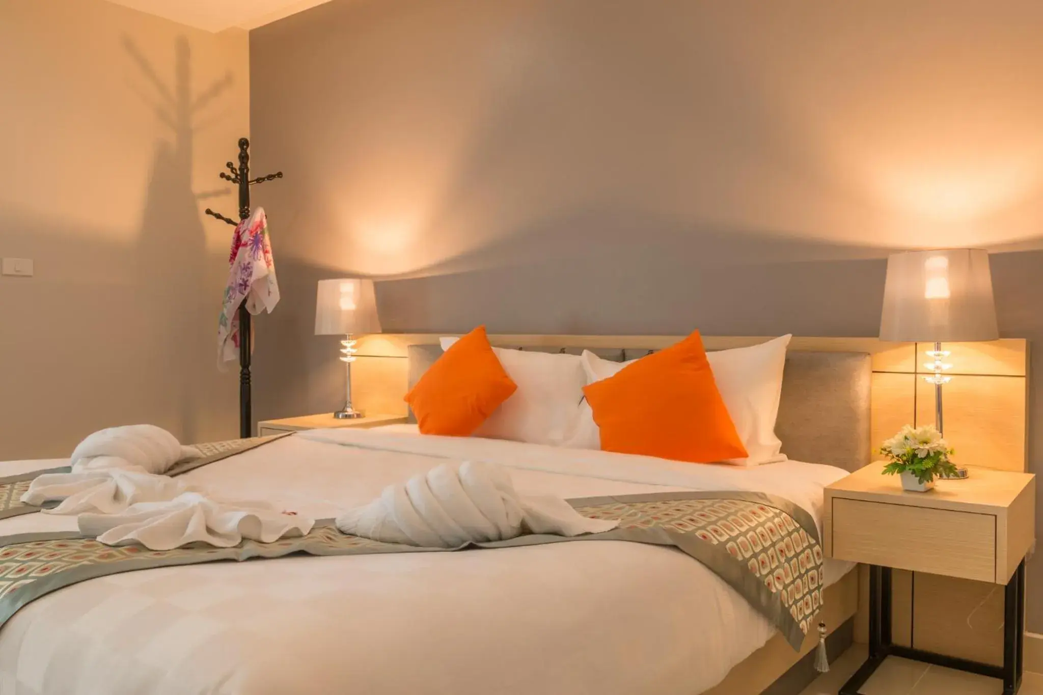 Bed in The Smart Hotel Hat Yai Bed in The Smart Hotel Hat Yai