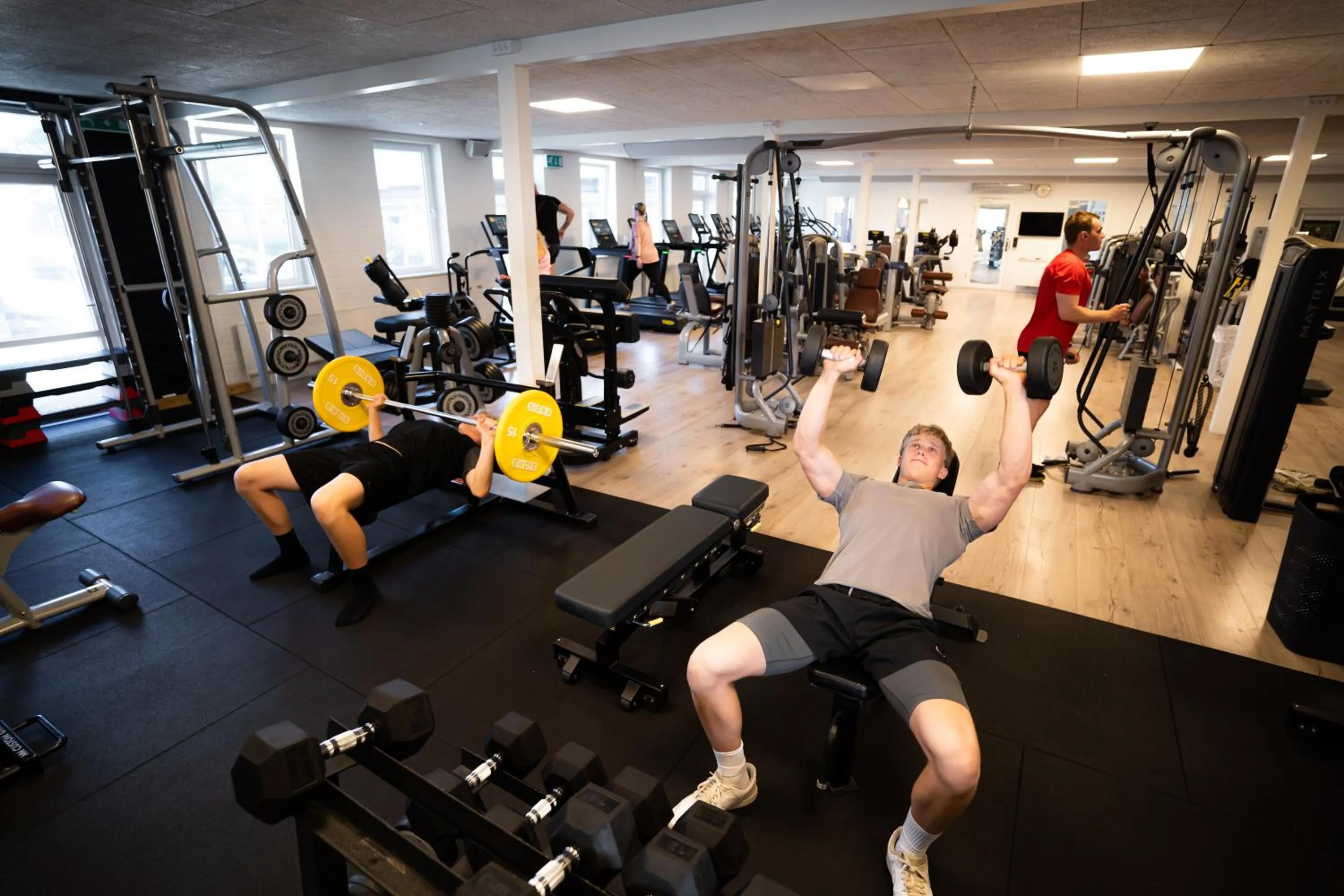 Fitness centre/facilities in SportsPark Blaavandshuk Resort