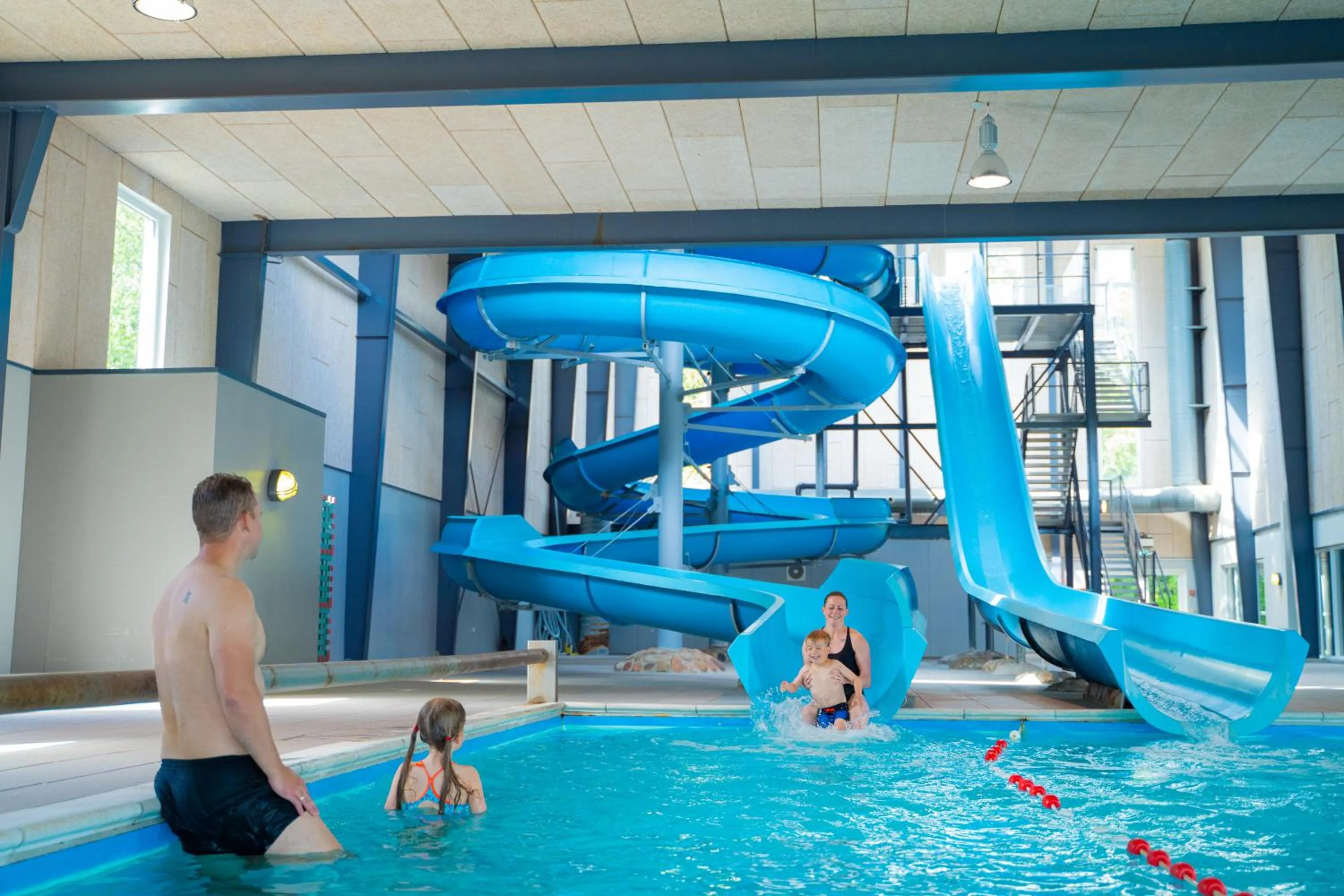 Aqua park in SportsPark Blaavandshuk Resort