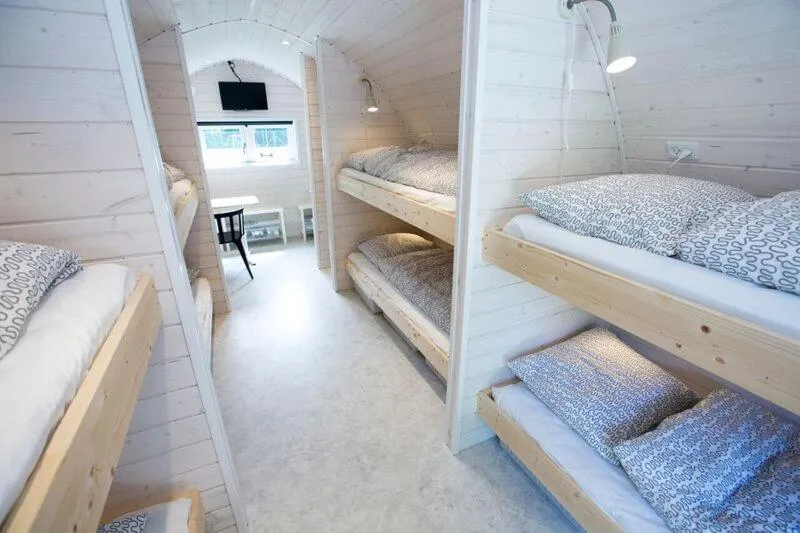 Seating area, Bed in SportsPark Blaavandshuk Resort