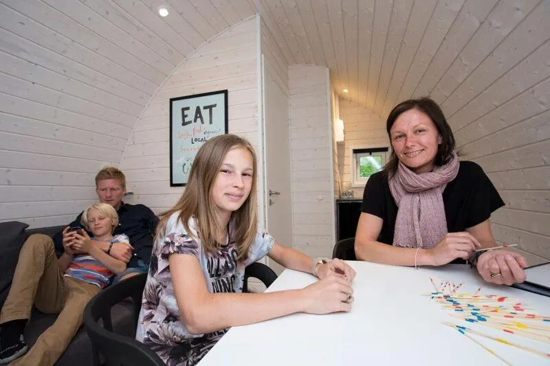 BBQ facilities in SportsPark Blaavandshuk Resort