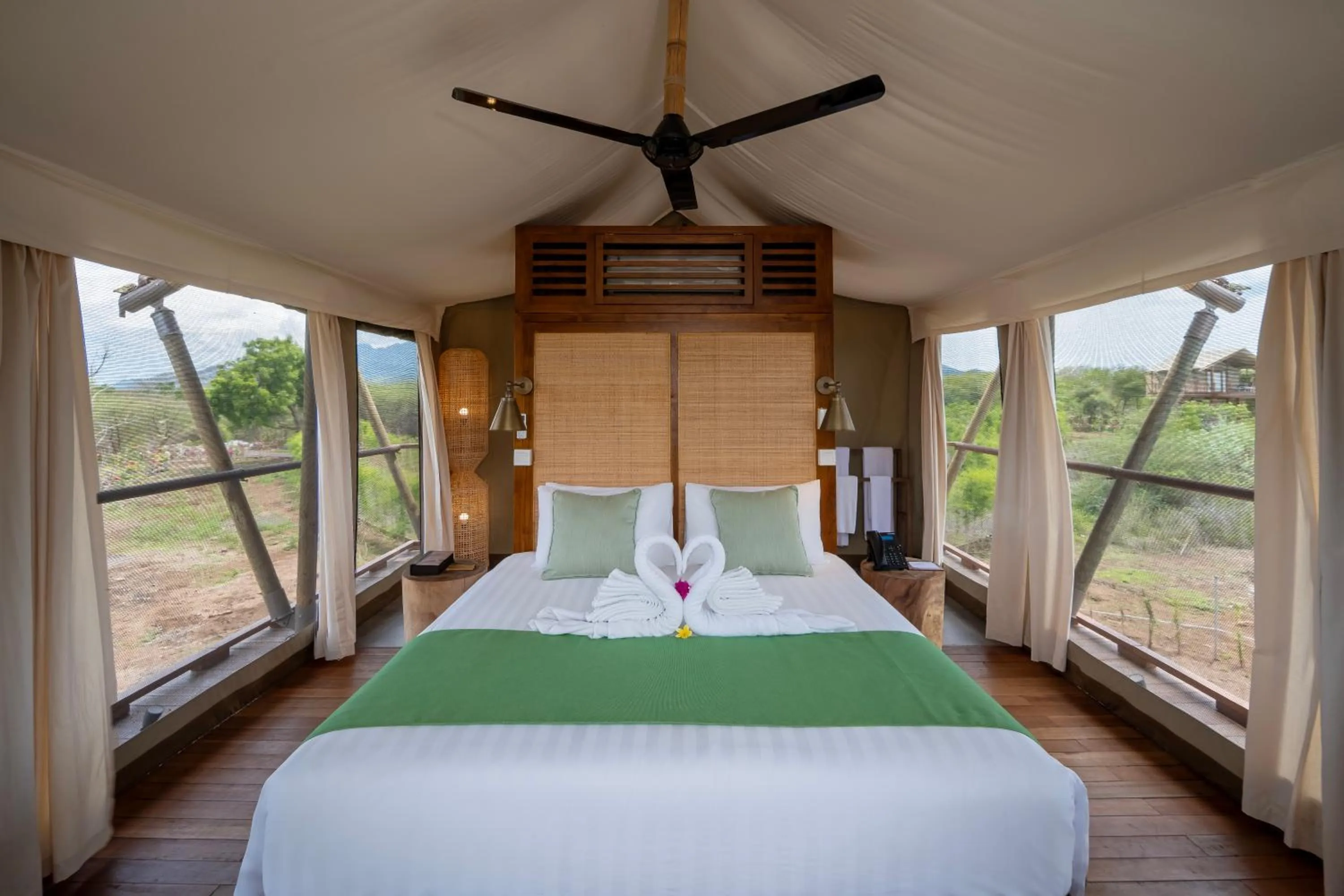 Bed in Menjangan Dynasty Resort