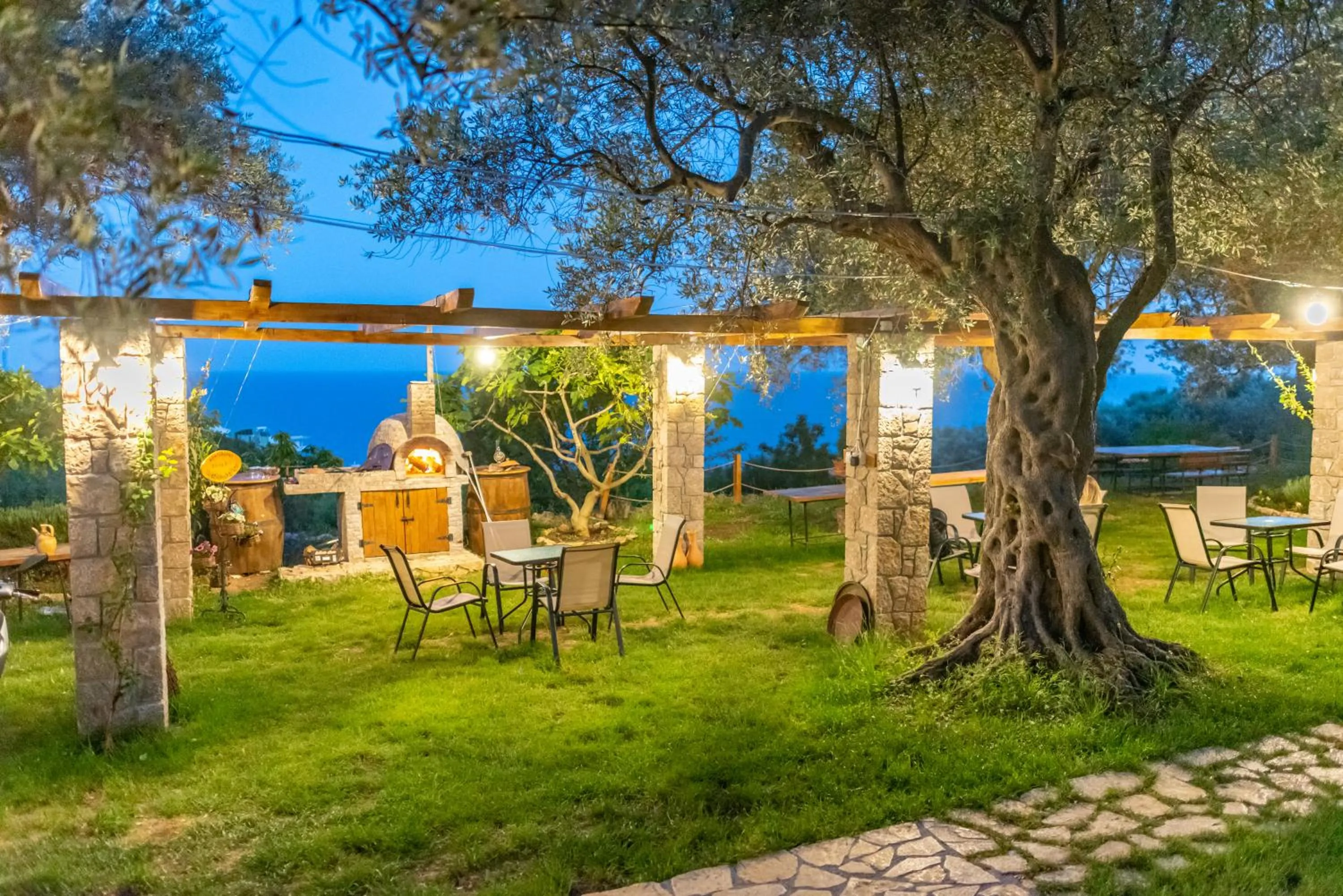 Patio in Holiday Park Olive Tree