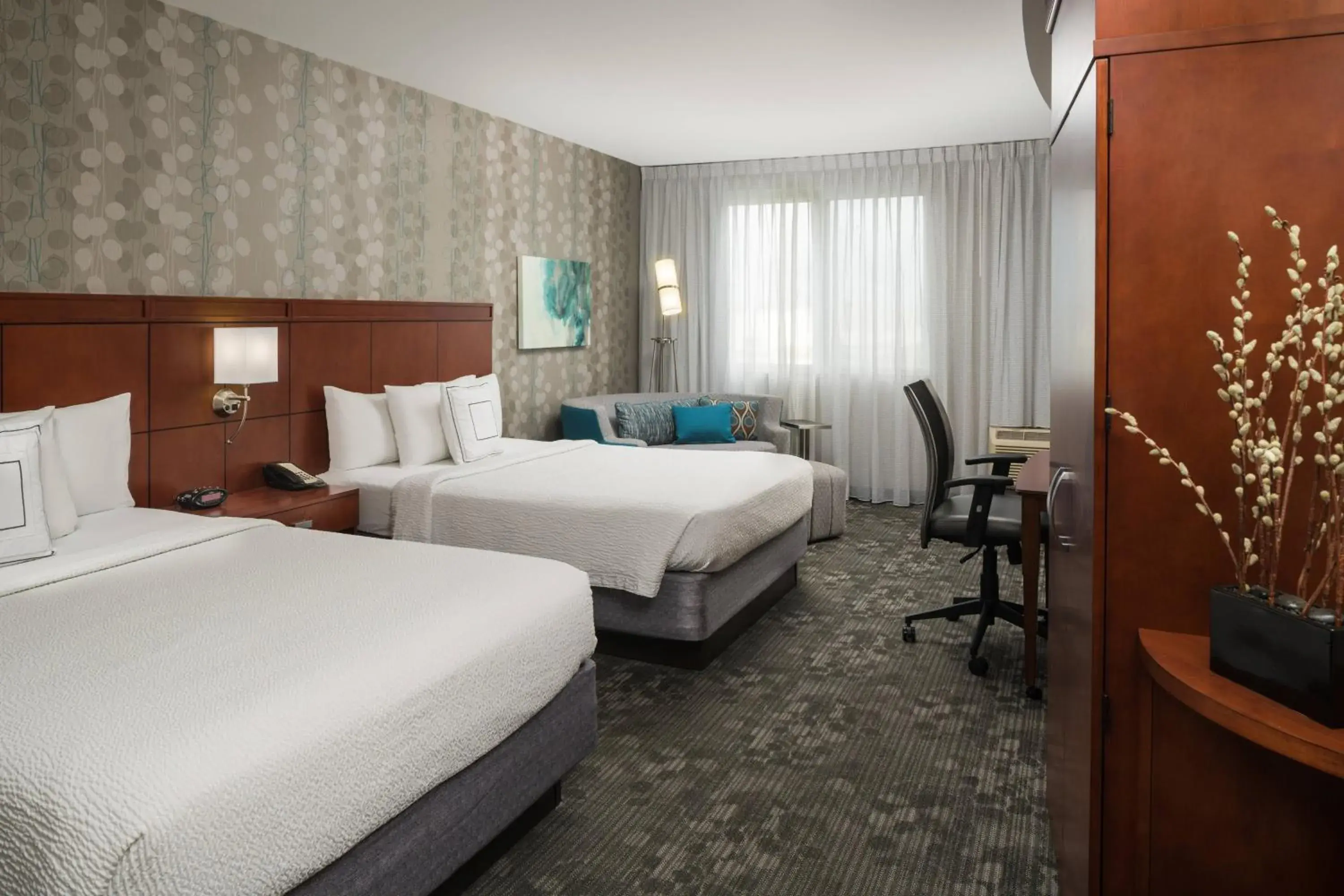 Queen Room with Two Queen Beds with Balcony in Courtyard by Marriott Miami West/FL Turnpike Queen Room with Two Queen Beds with Balcony in Courtyard by Marriott Miami West/FL Turnpike
