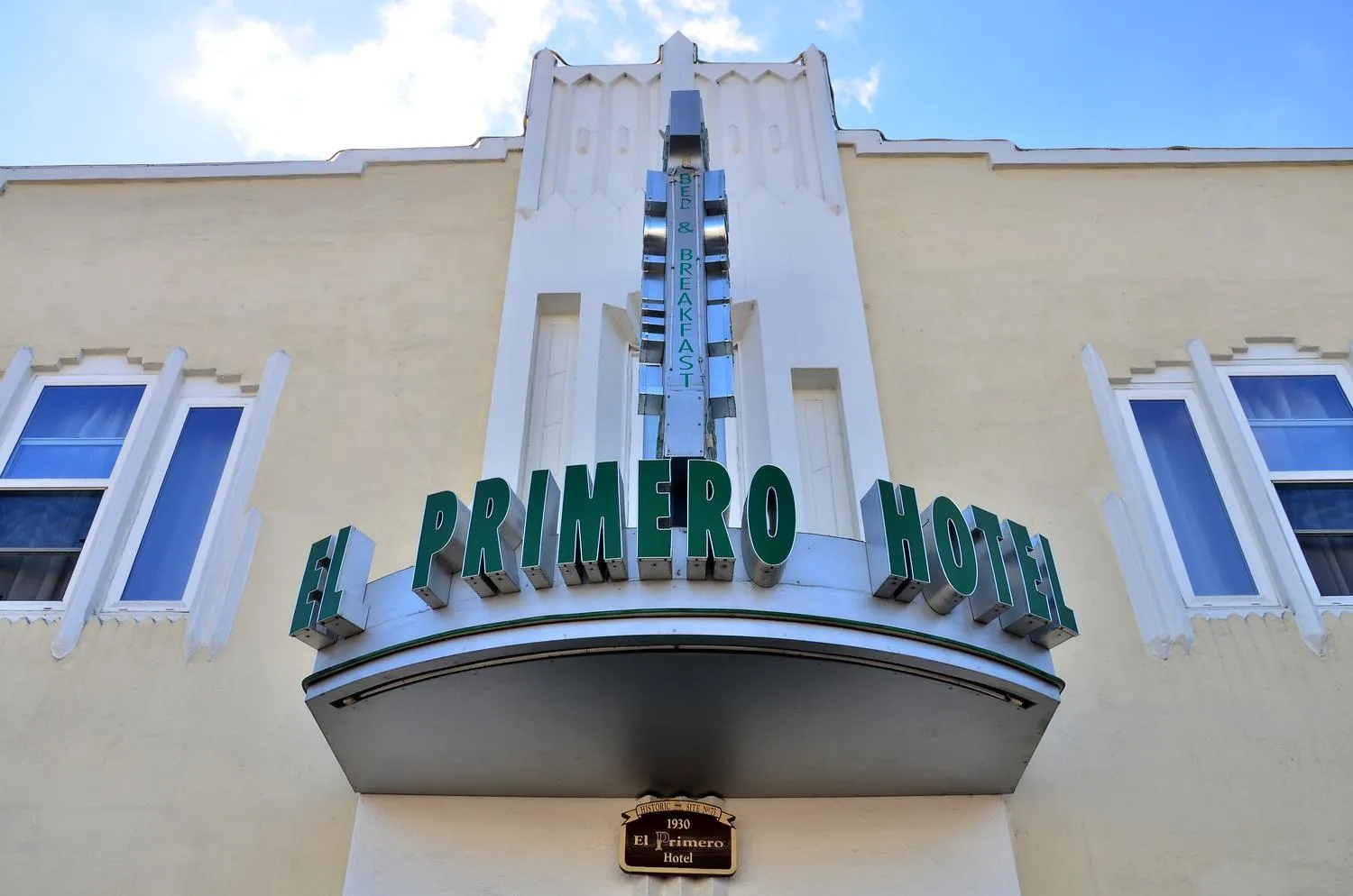 Property building in El Primero Boutique Hotel