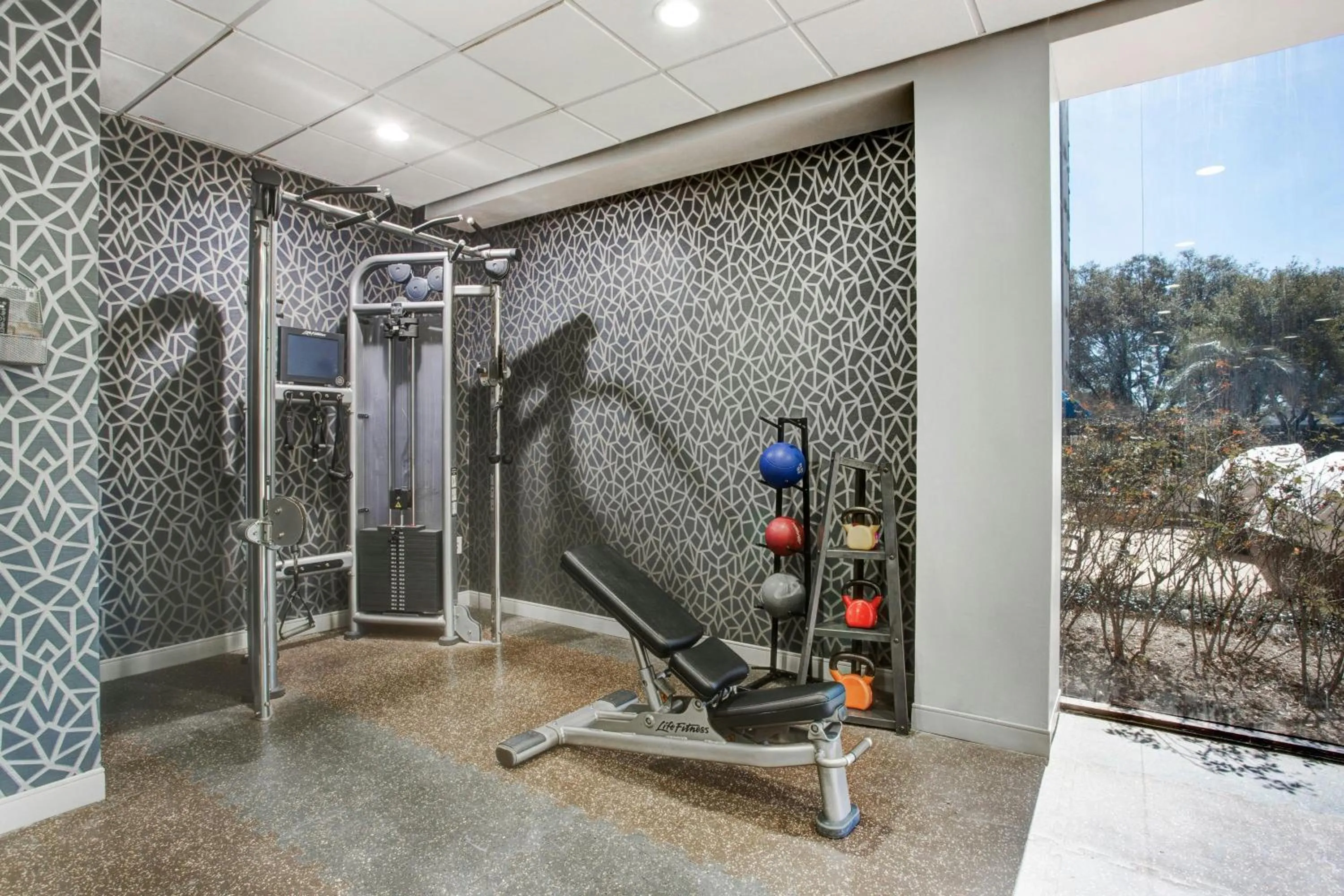 Fitness centre/facilities in Houston Marriott North