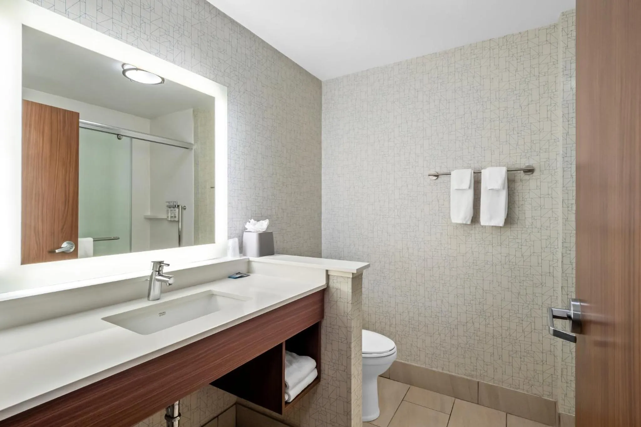 Bathroom in Holiday Inn Express & Suites - Detroit Northwest - Livonia by IHG