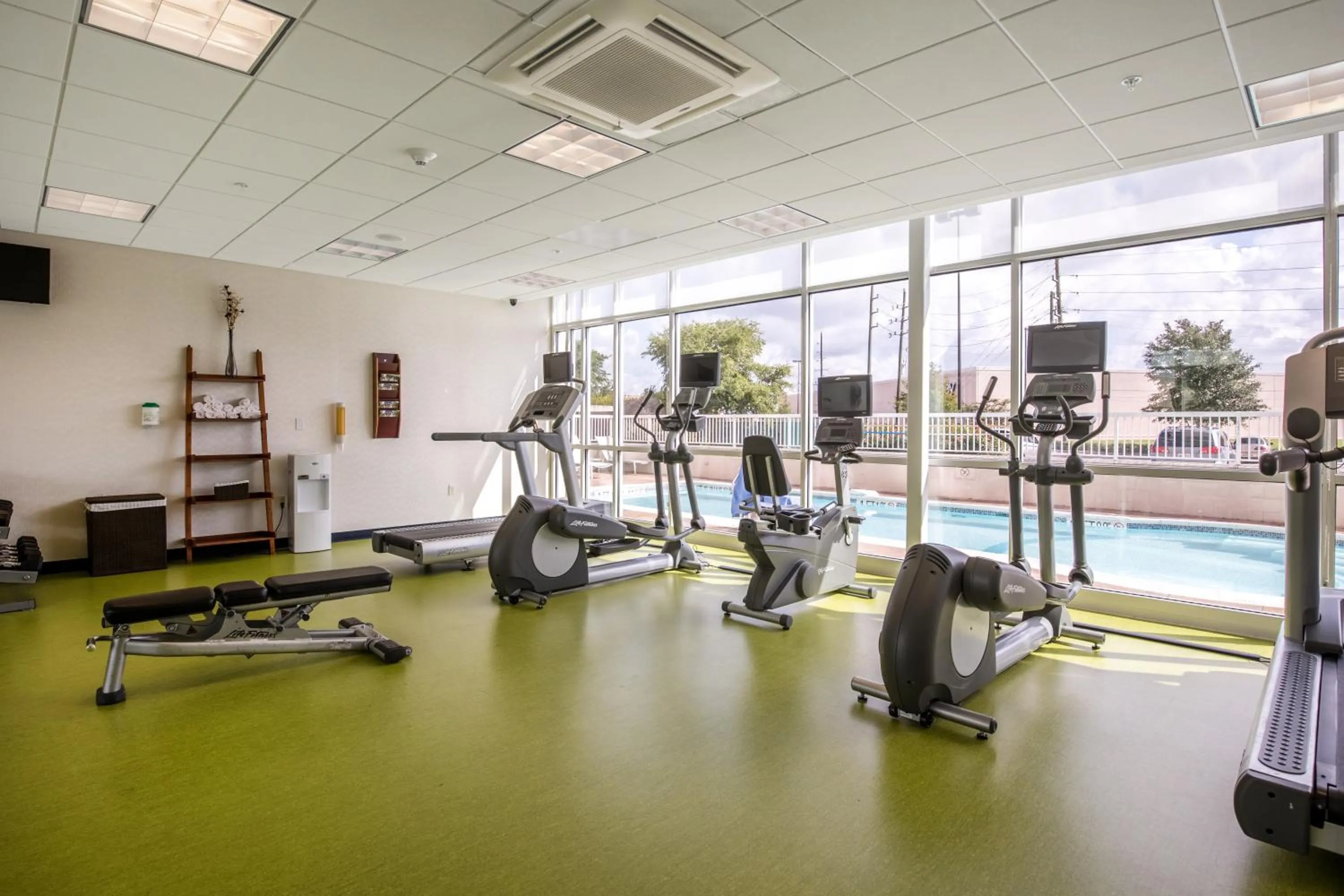 Fitness centre/facilities in SpringHill Suites by Marriott Houston Rosenberg
