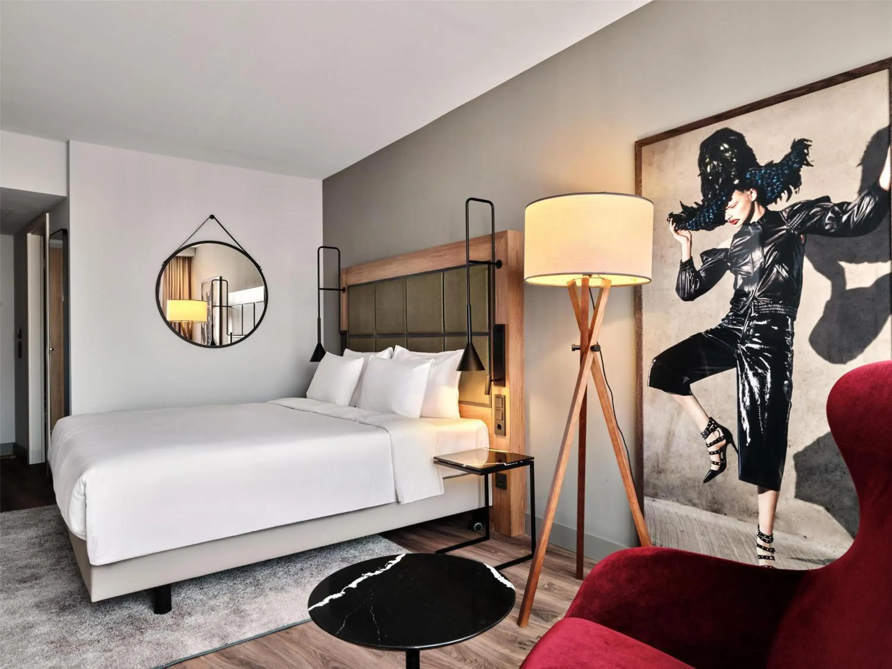 Bedroom, Bed in Radisson Blu Hotel, Hamburg Airport Bedroom, Bed in Radisson Blu Hotel, Hamburg Airport