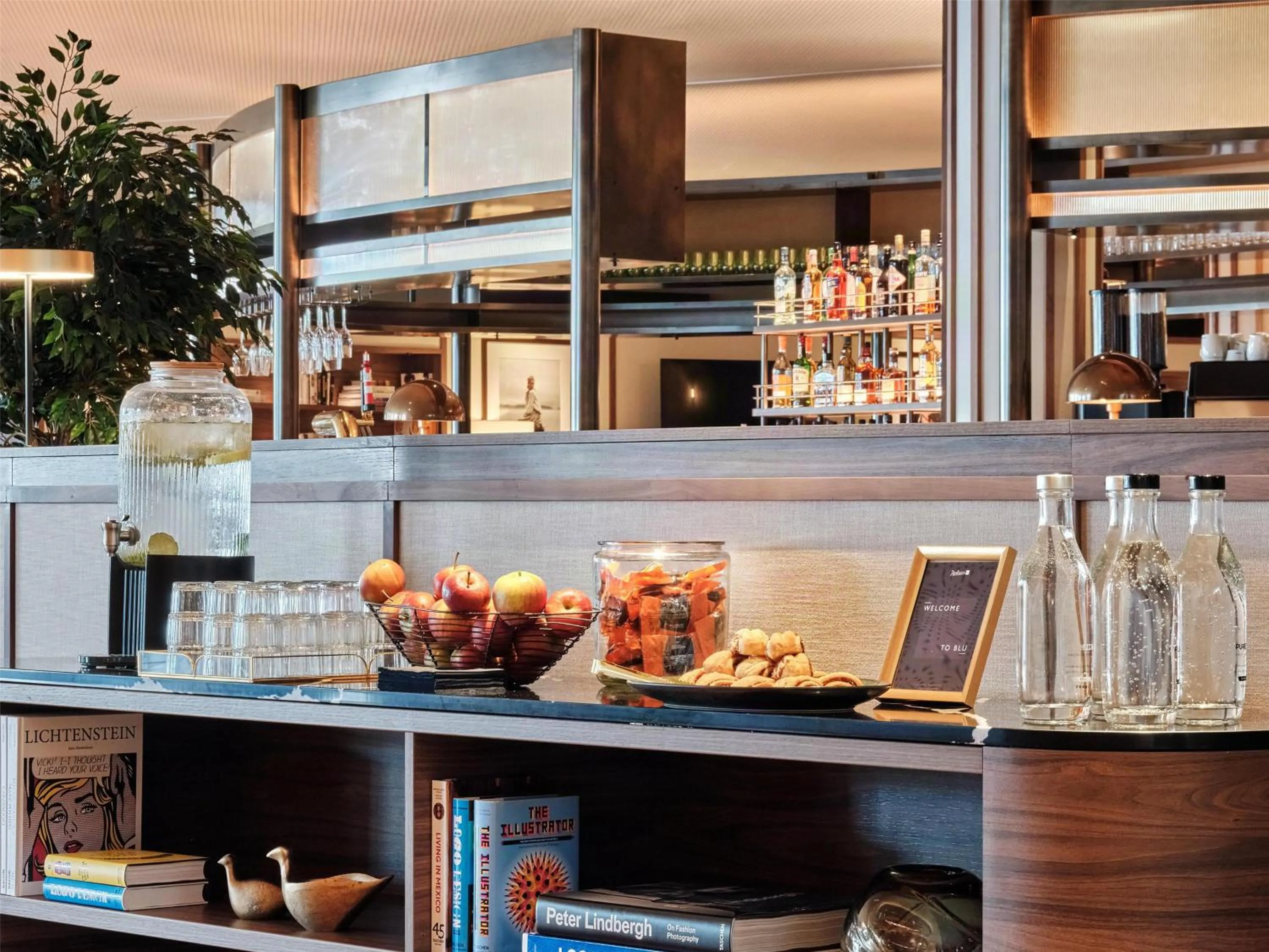 Lobby or reception in Radisson Blu Hotel, Hamburg Airport