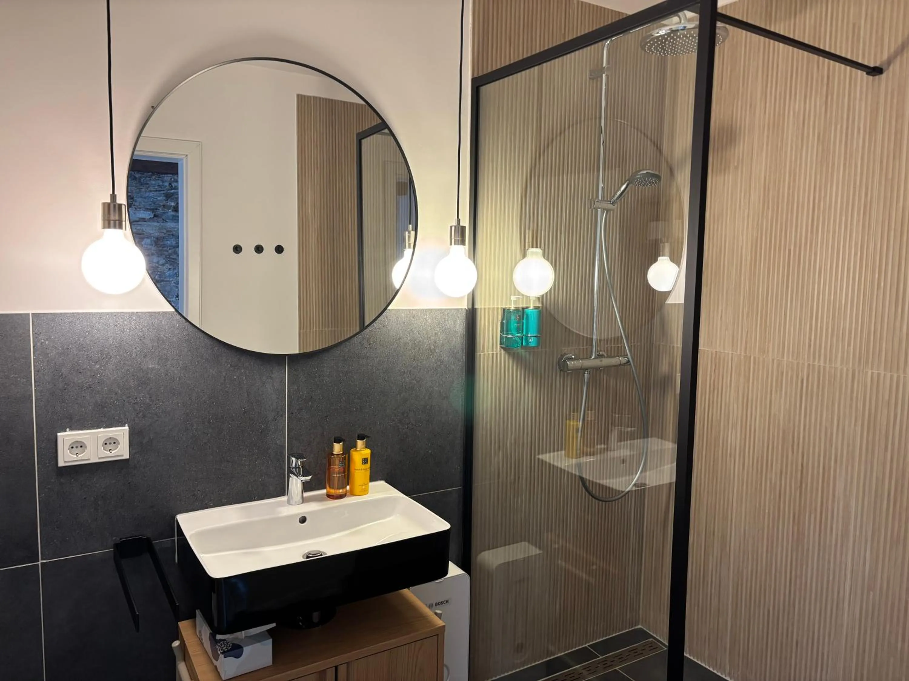 Shower in Burgblickhotel