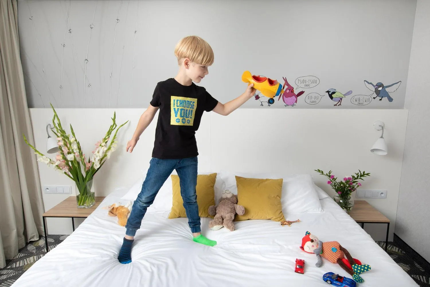 People, Bed in ibis Styles Bialystok