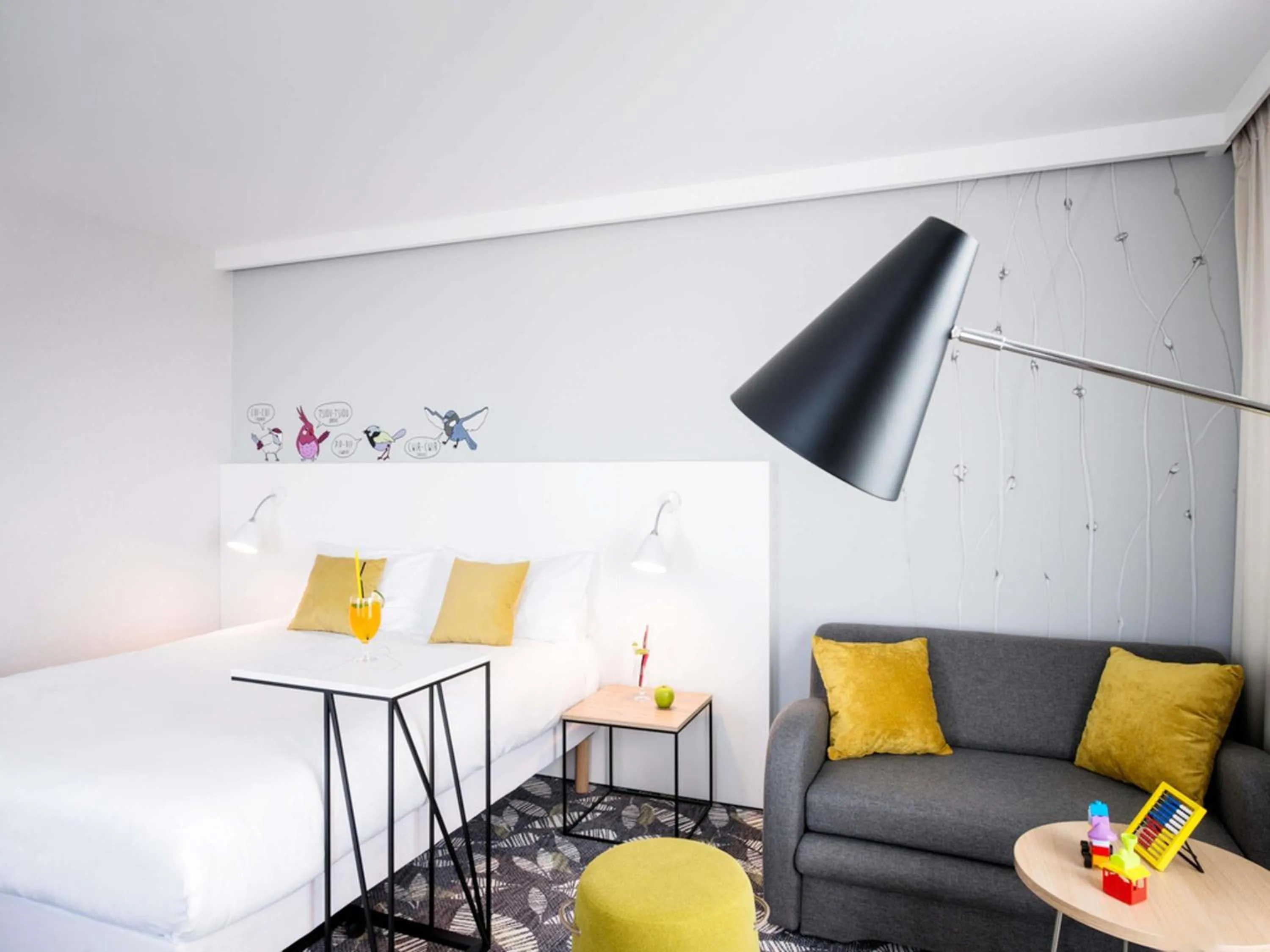 Bedroom, Bed in ibis Styles Bialystok