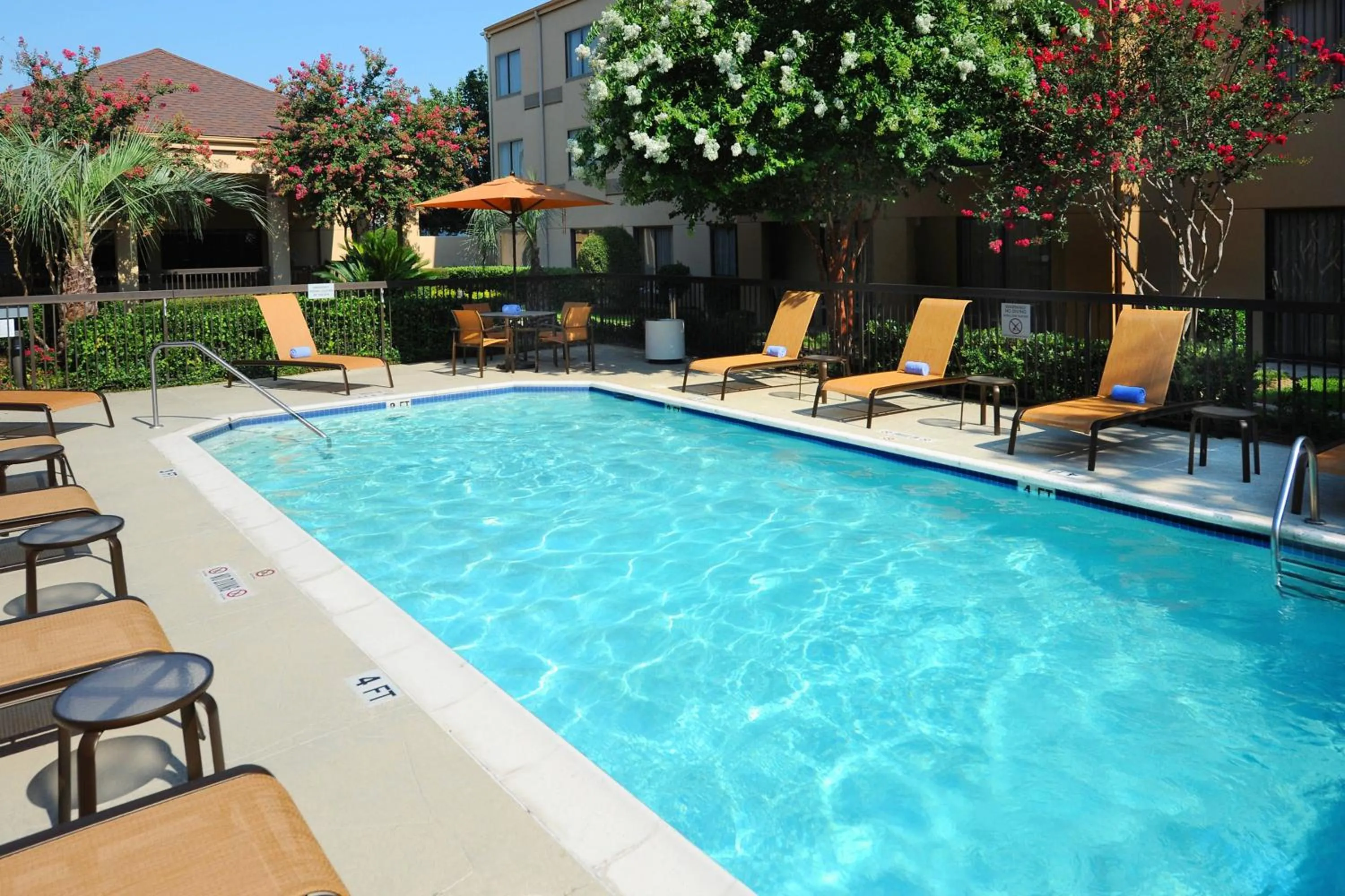Swimming pool in Courtyard by Marriott Houston Hobby Airport