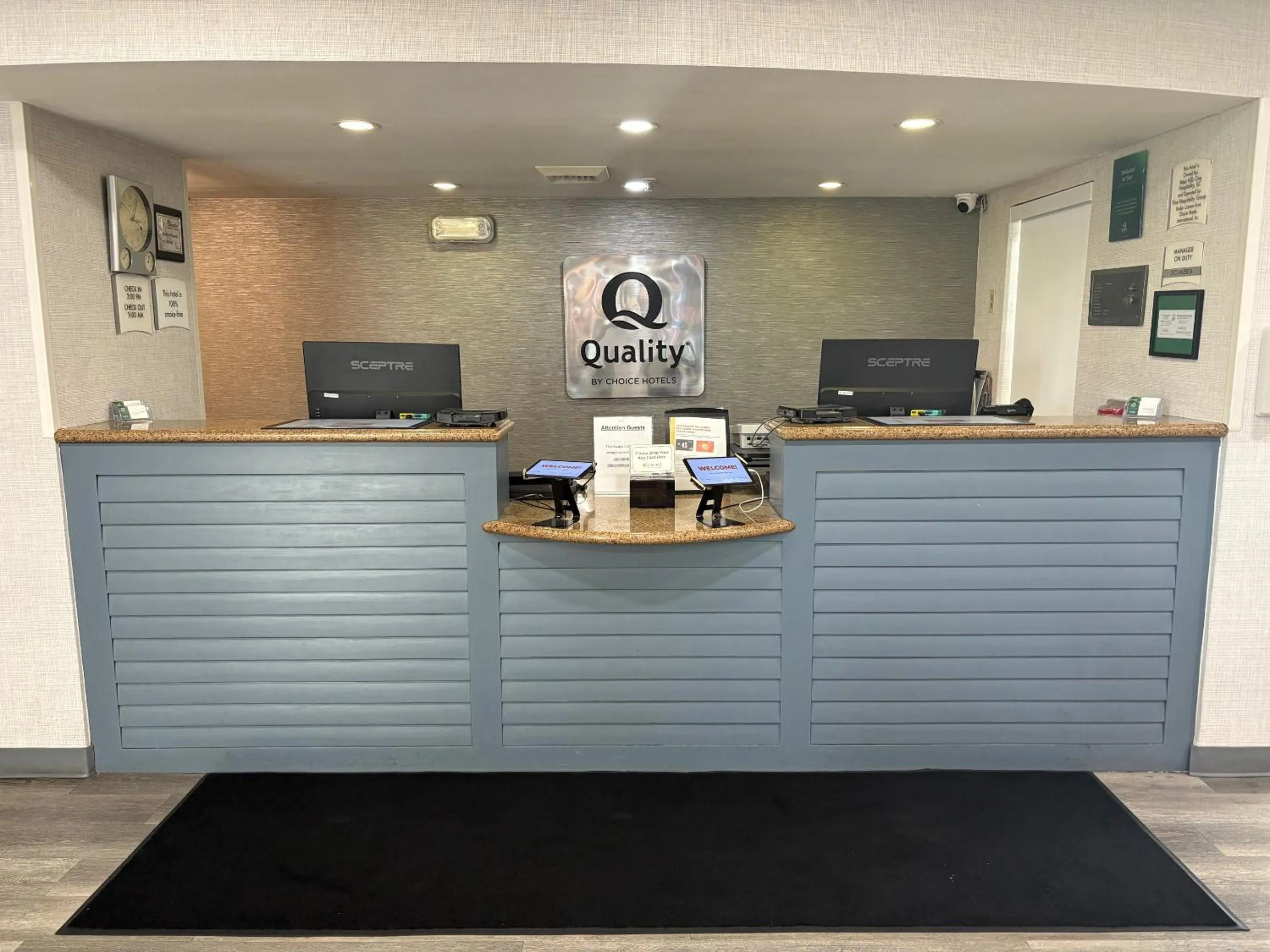 Lobby or reception in Quality Inn Placentia Anaheim Fullerton