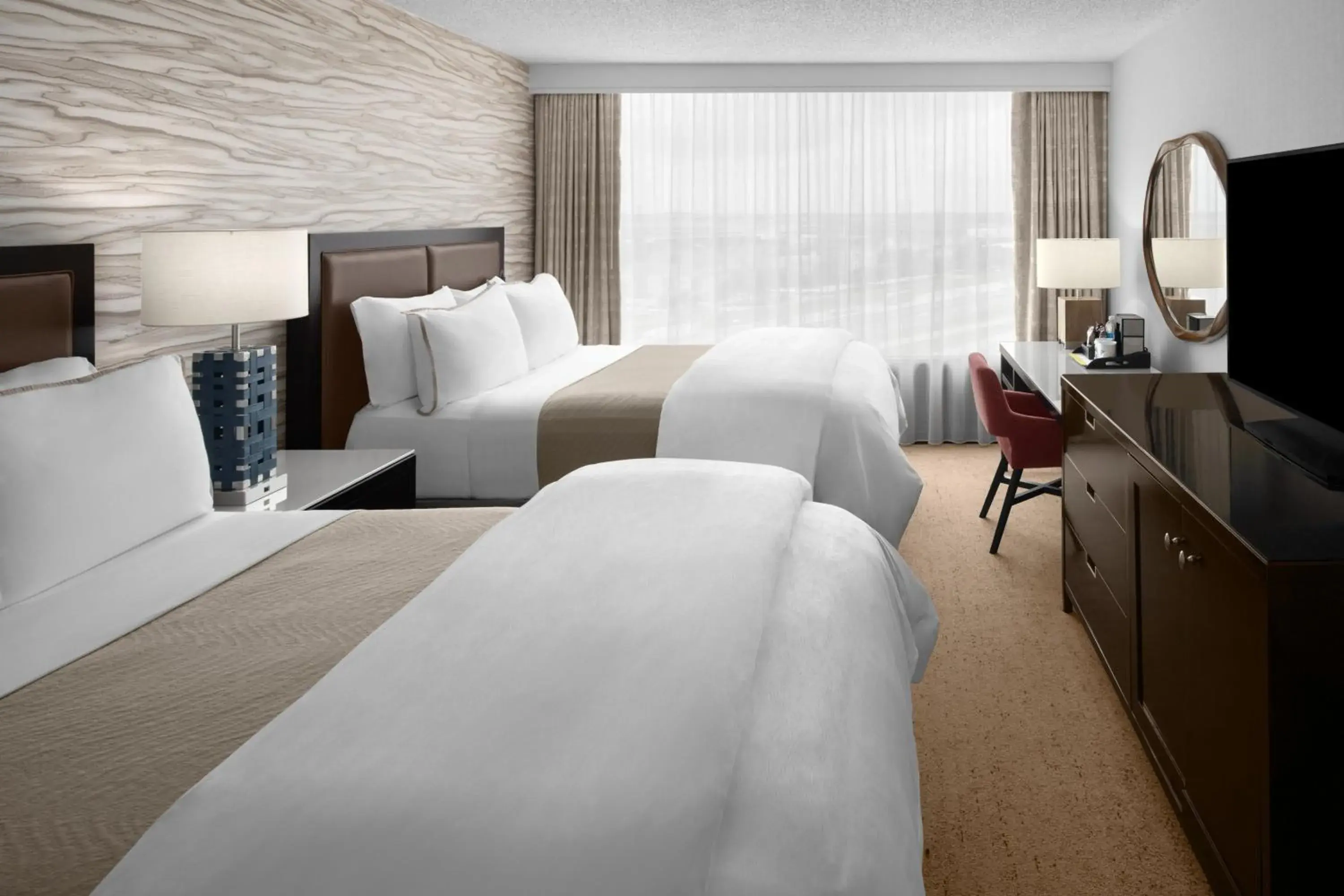 Executive level, Guest room, 2 Double, High floor in The Westin Dallas Fort Worth Airport Executive level, Guest room, 2 Double, High floor in The Westin Dallas Fort Worth Airport