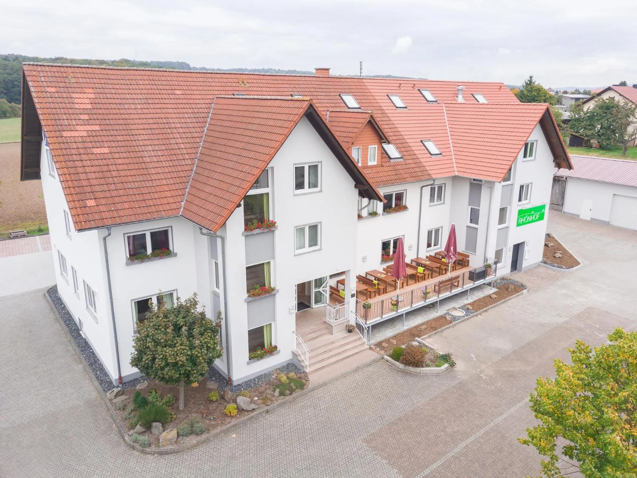 Bird's eye view in Hotel Rhönhof