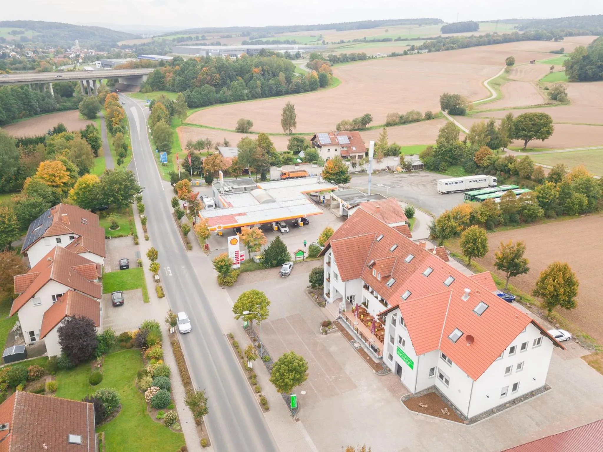 Bird's eye view in Hotel Rhönhof