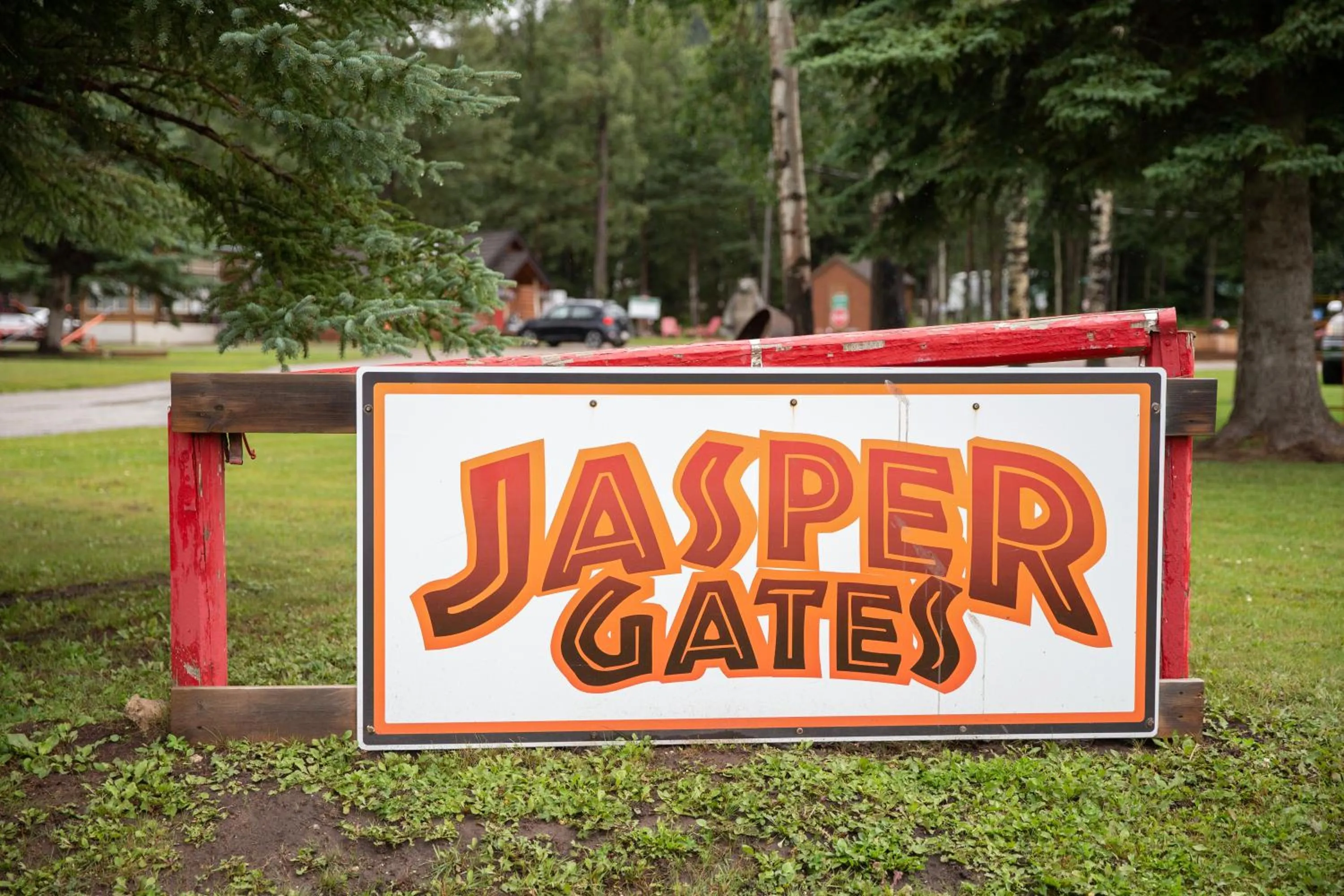 Property logo or sign in Jasper Gates Resort