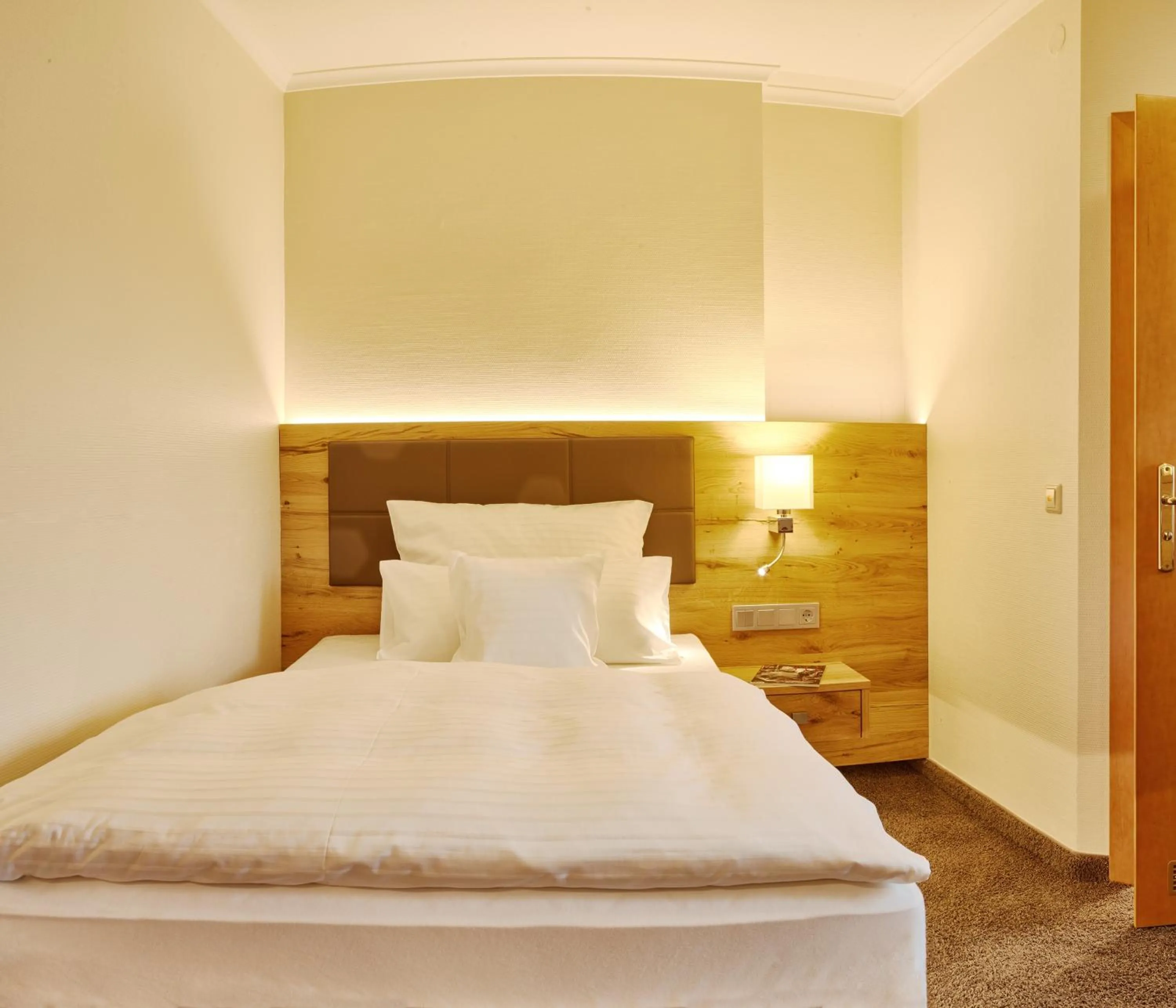 Bed in Hotel Weis