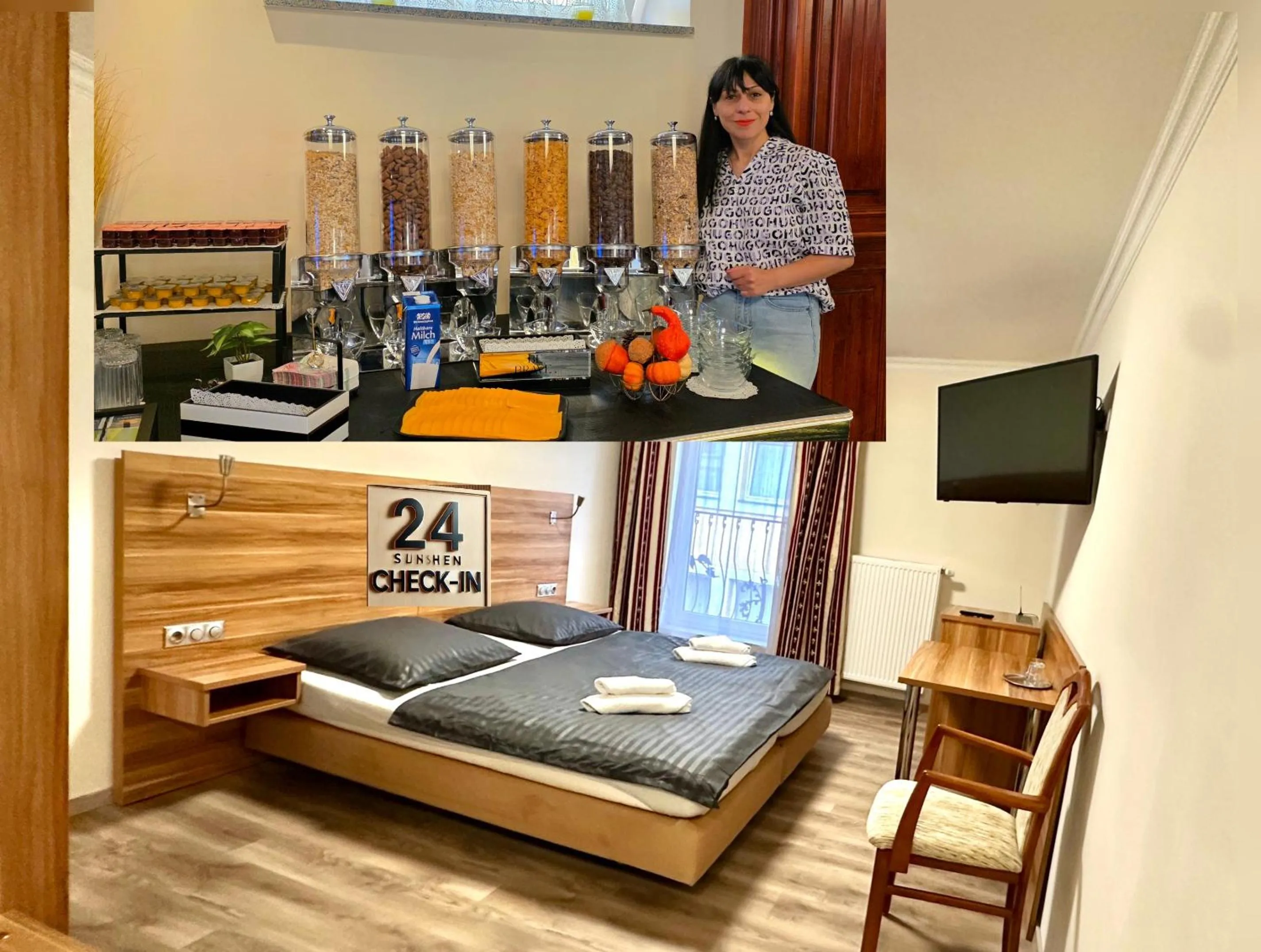 Bed in Hotel Kennedy