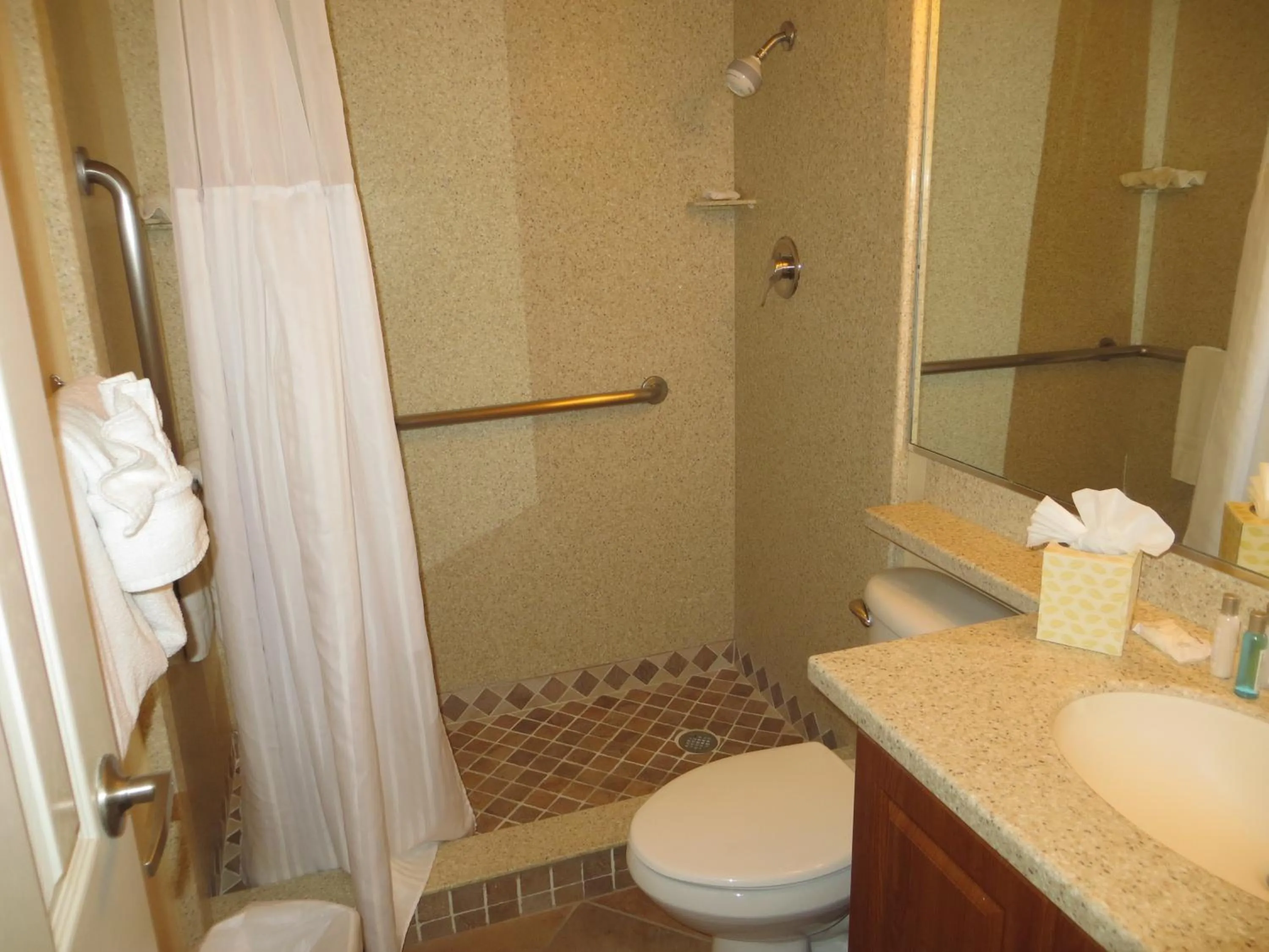 Shower in Jockey Resort Suites Center Strip