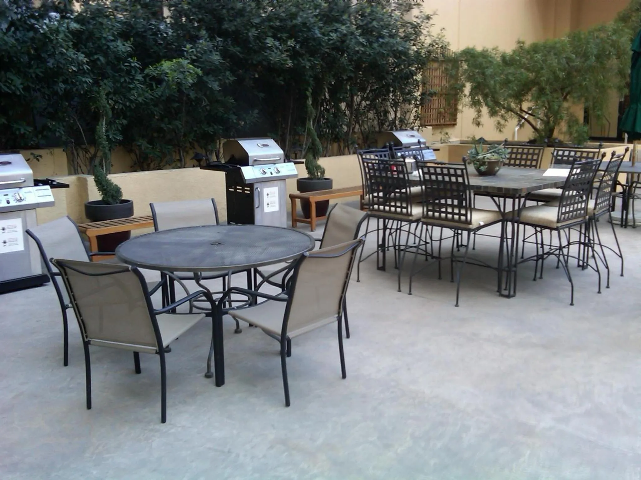 Patio in Jockey Resort Suites Center Strip