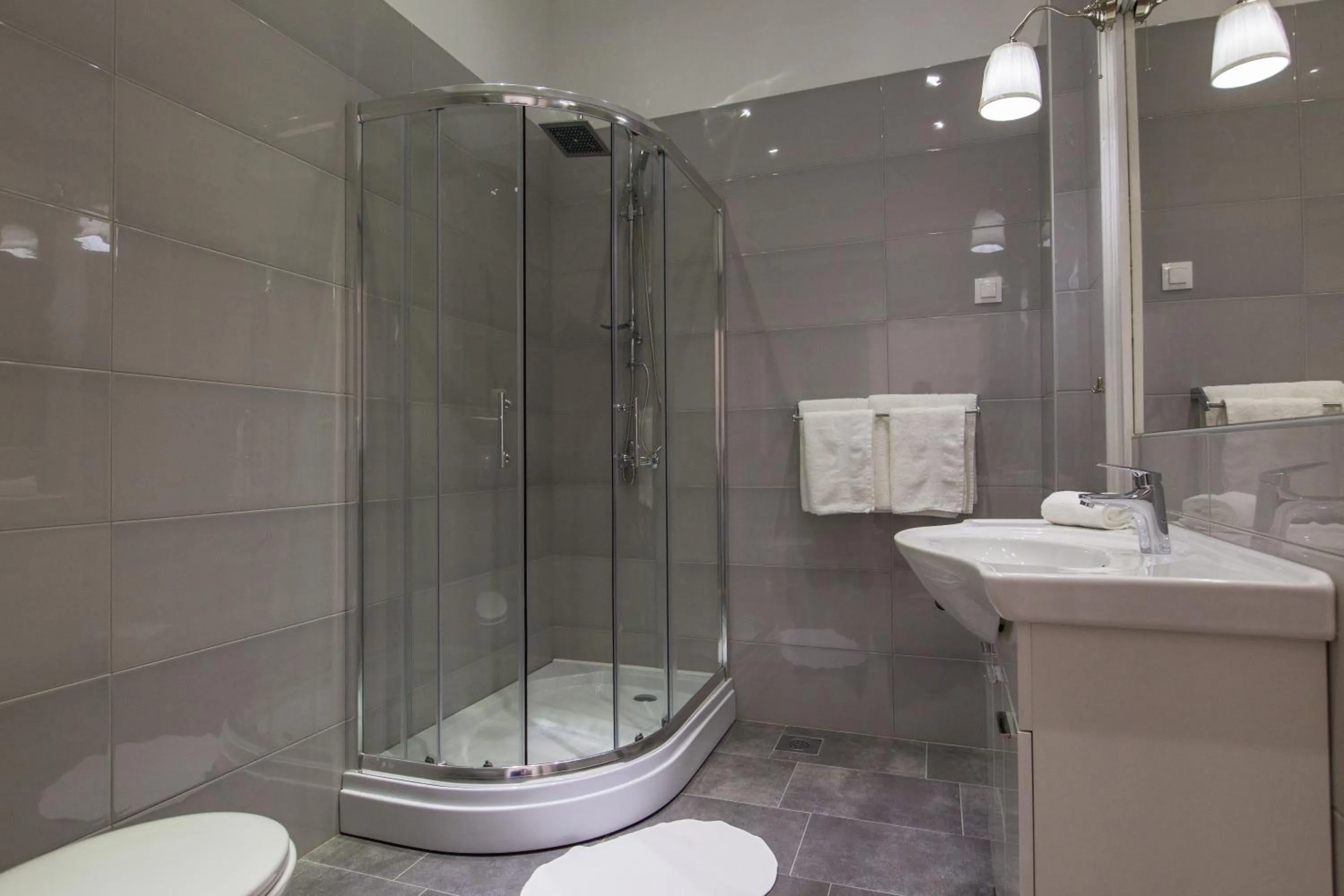 Bathroom in Captain Emo City Apartments