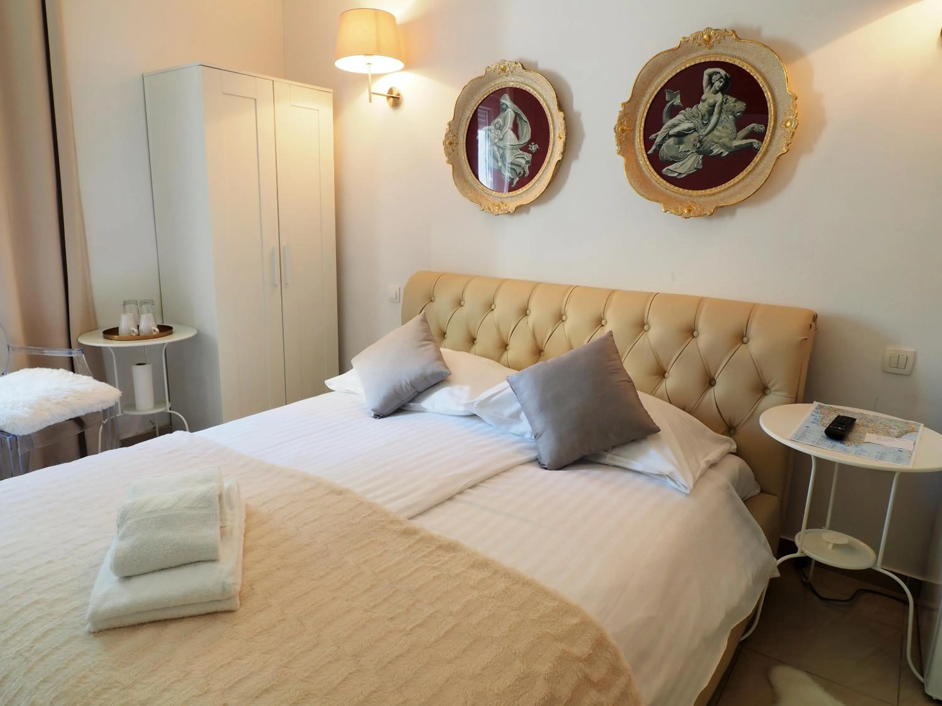 Bedroom, Bed in Captain Emo City Apartments