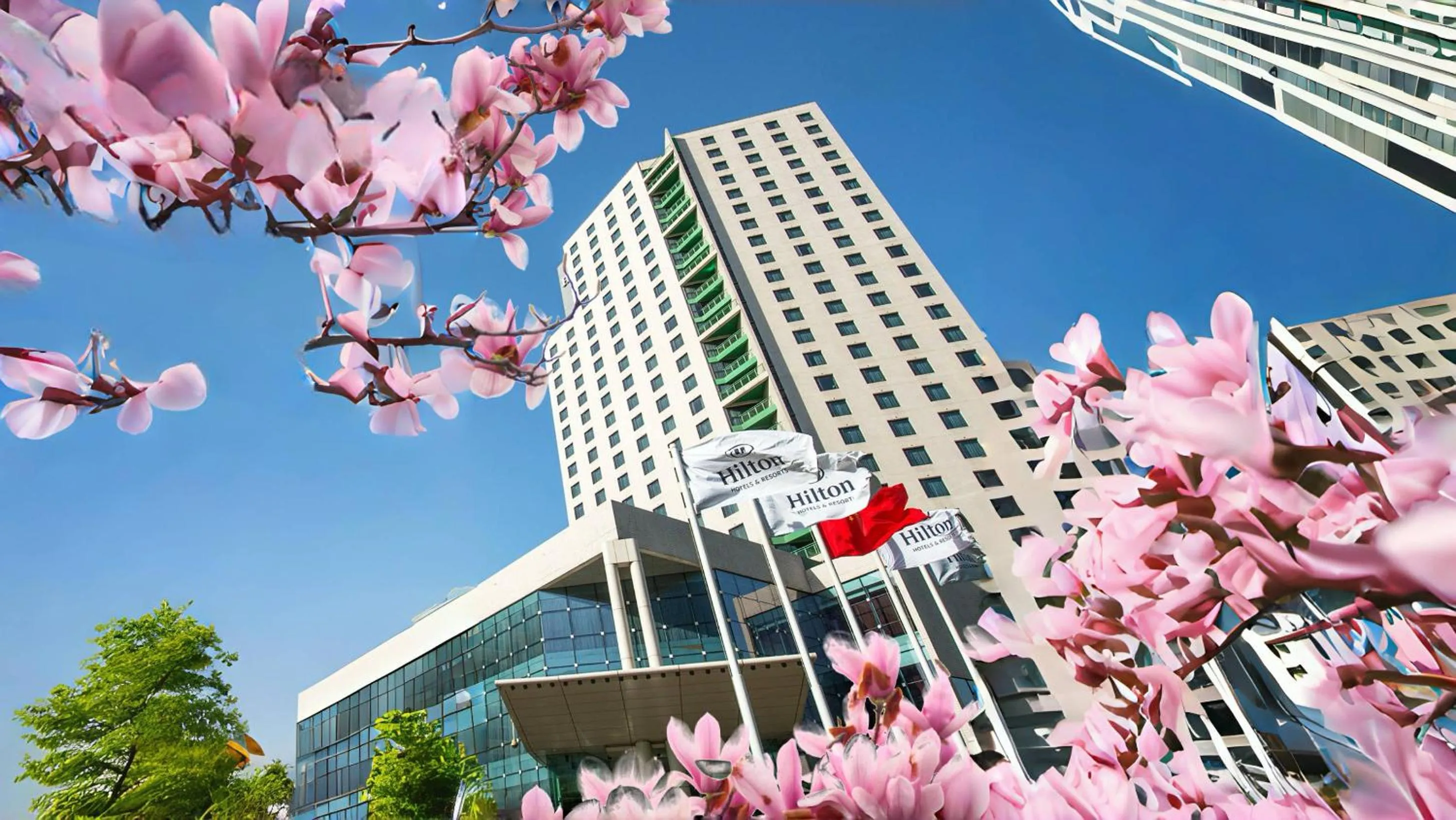 Property building in Hilton Beijing