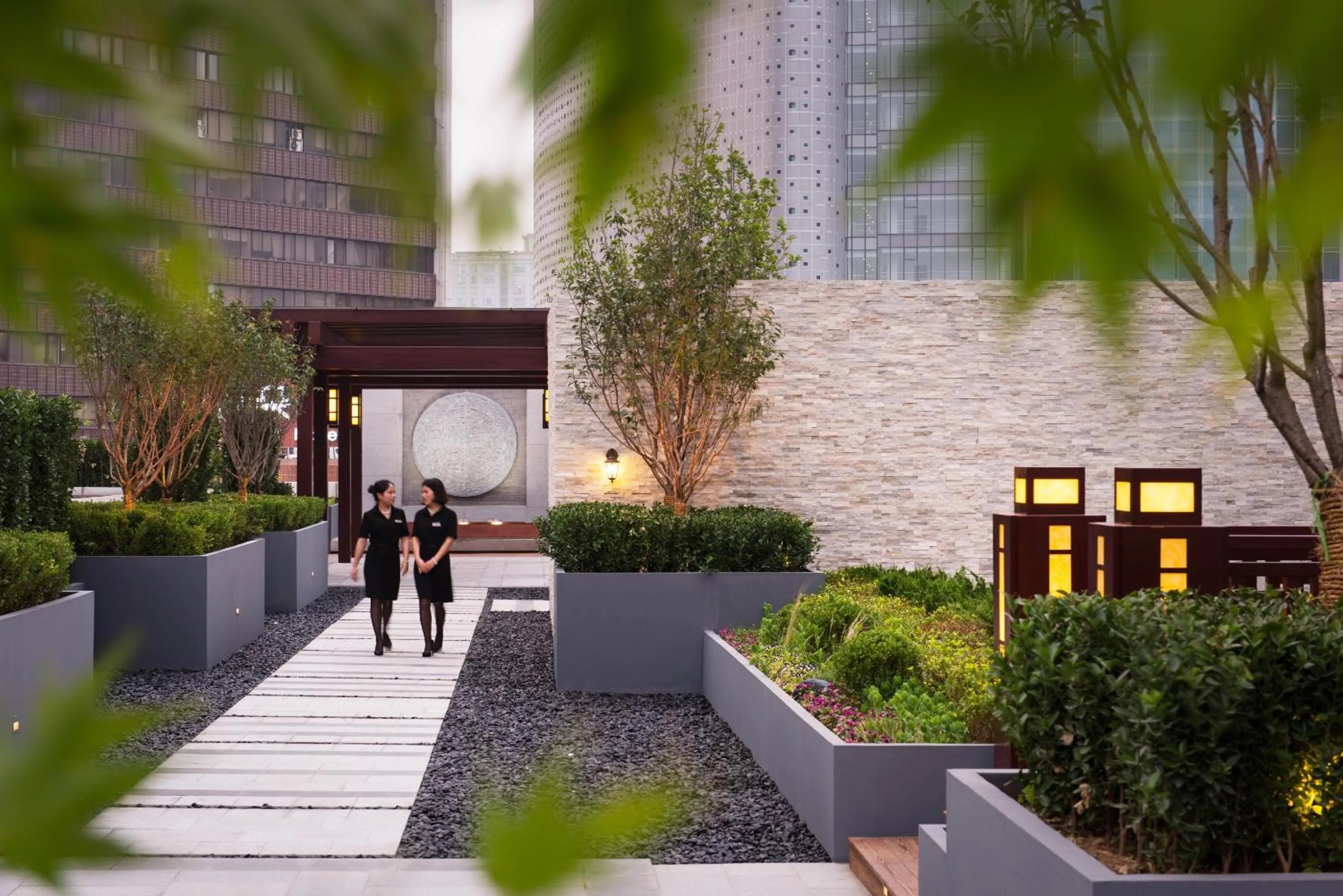 Garden in Hilton Beijing