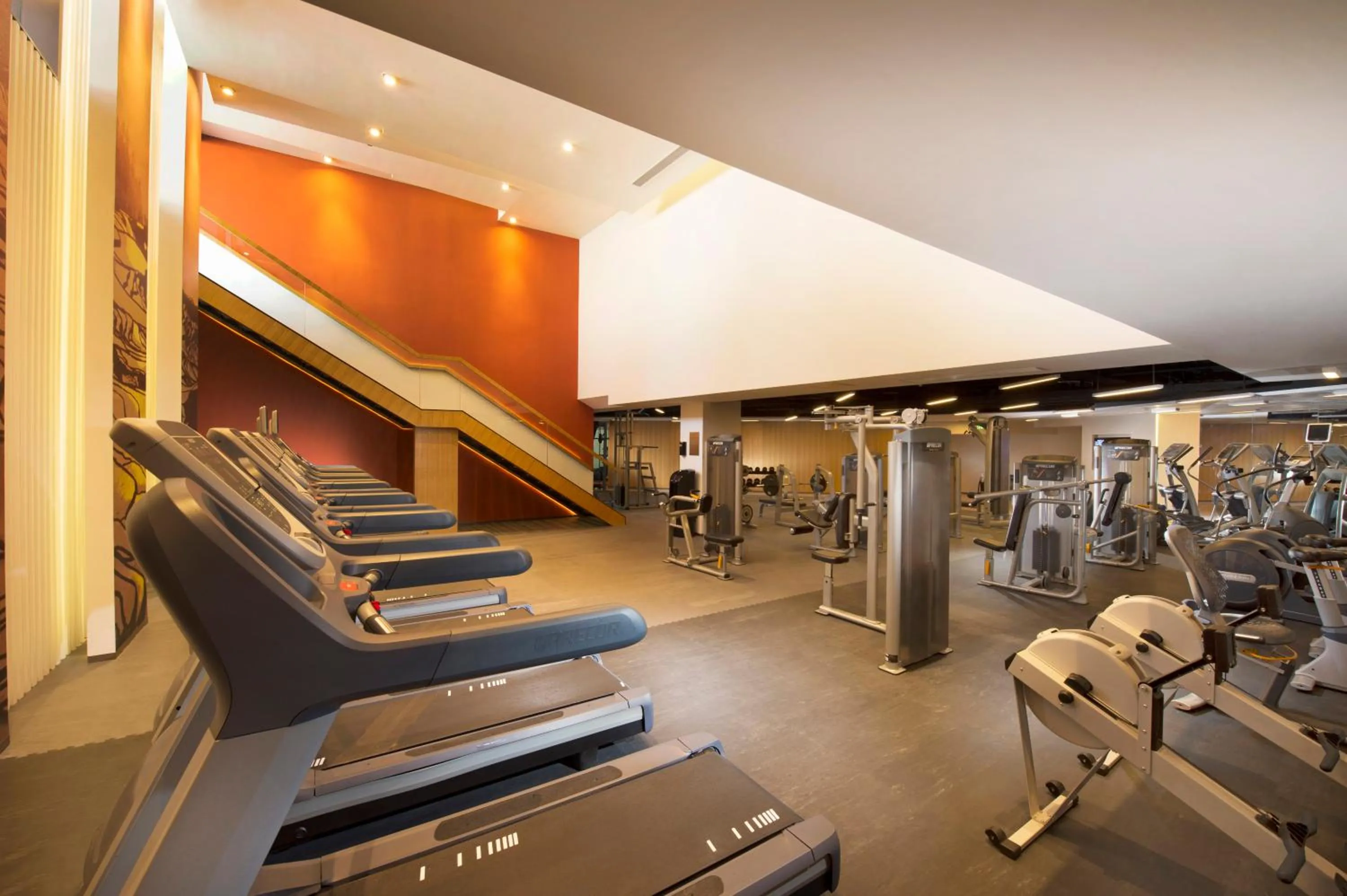 Fitness centre/facilities in Hilton Beijing