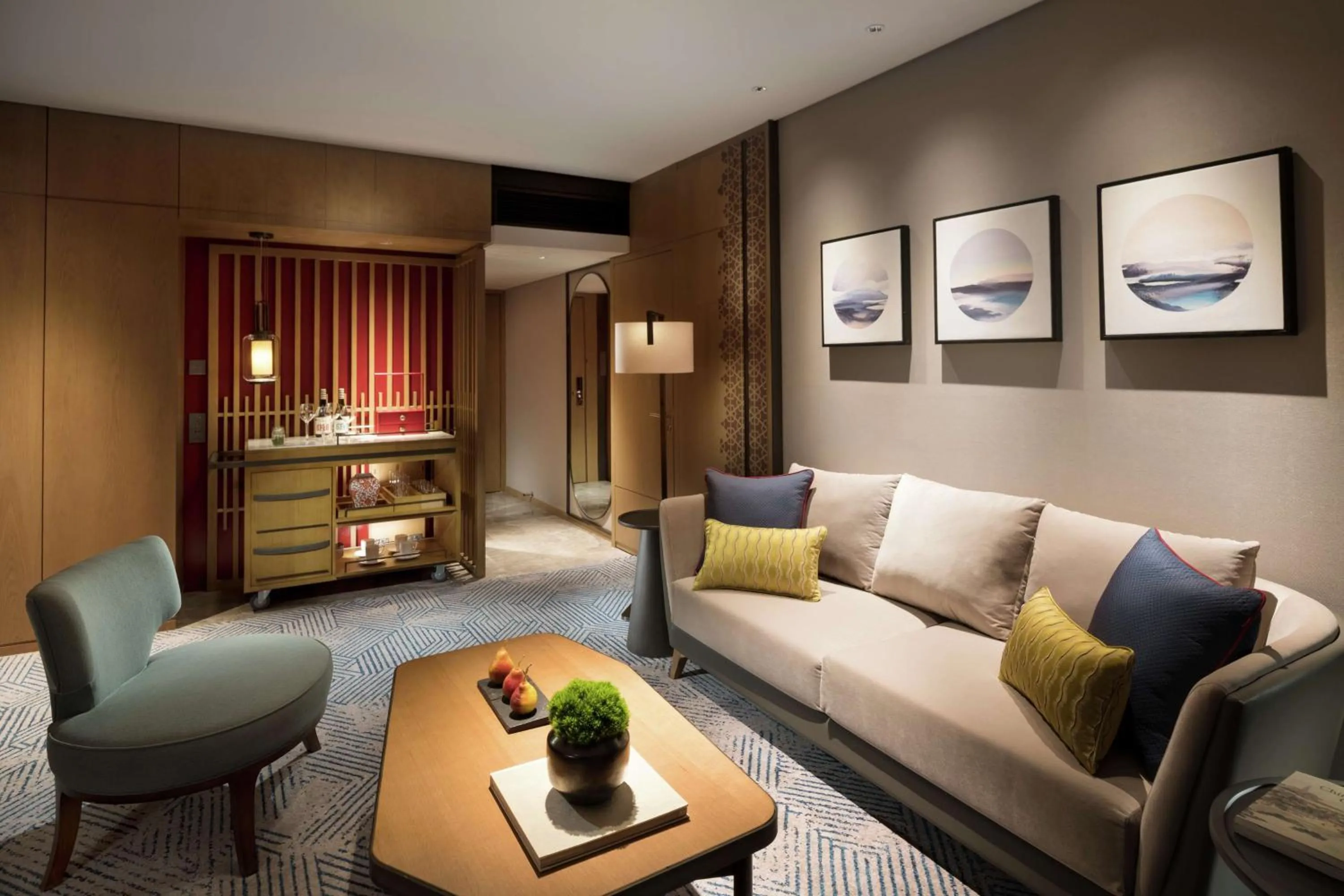 Living room in Hilton Beijing