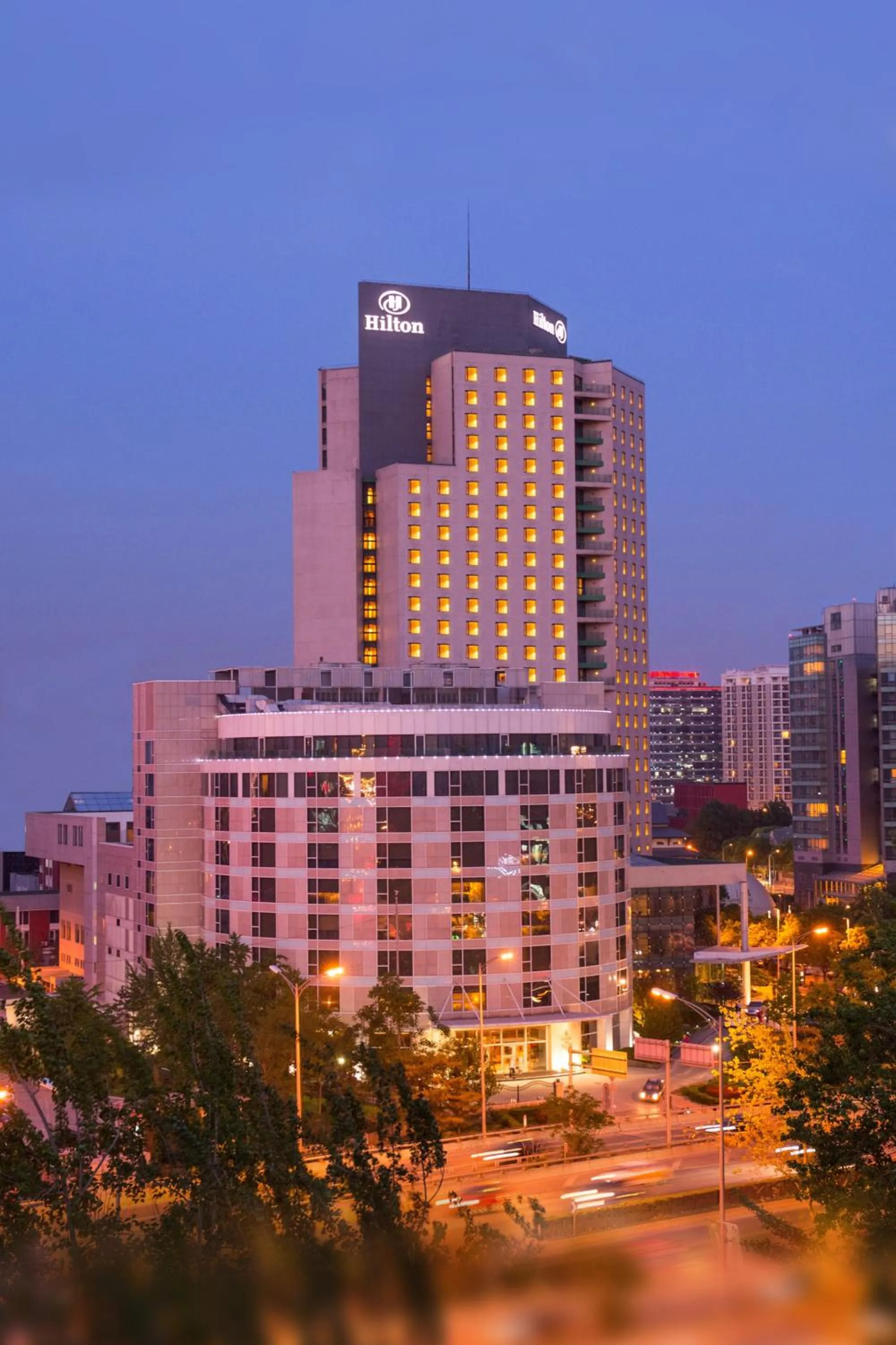 Property building in Hilton Beijing