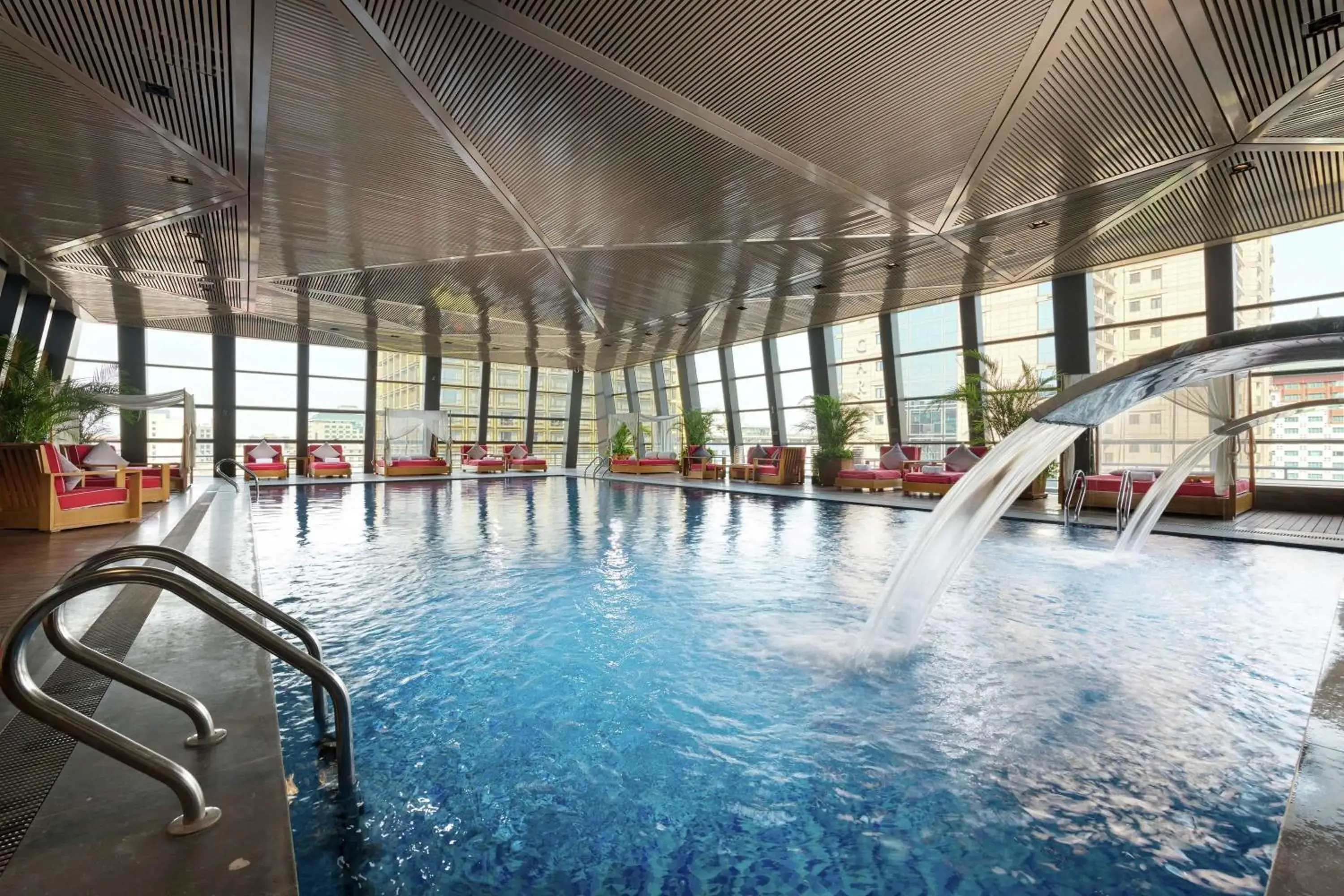 Pool view in Hilton Beijing Wangfujing Pool view in Hilton Beijing Wangfujing