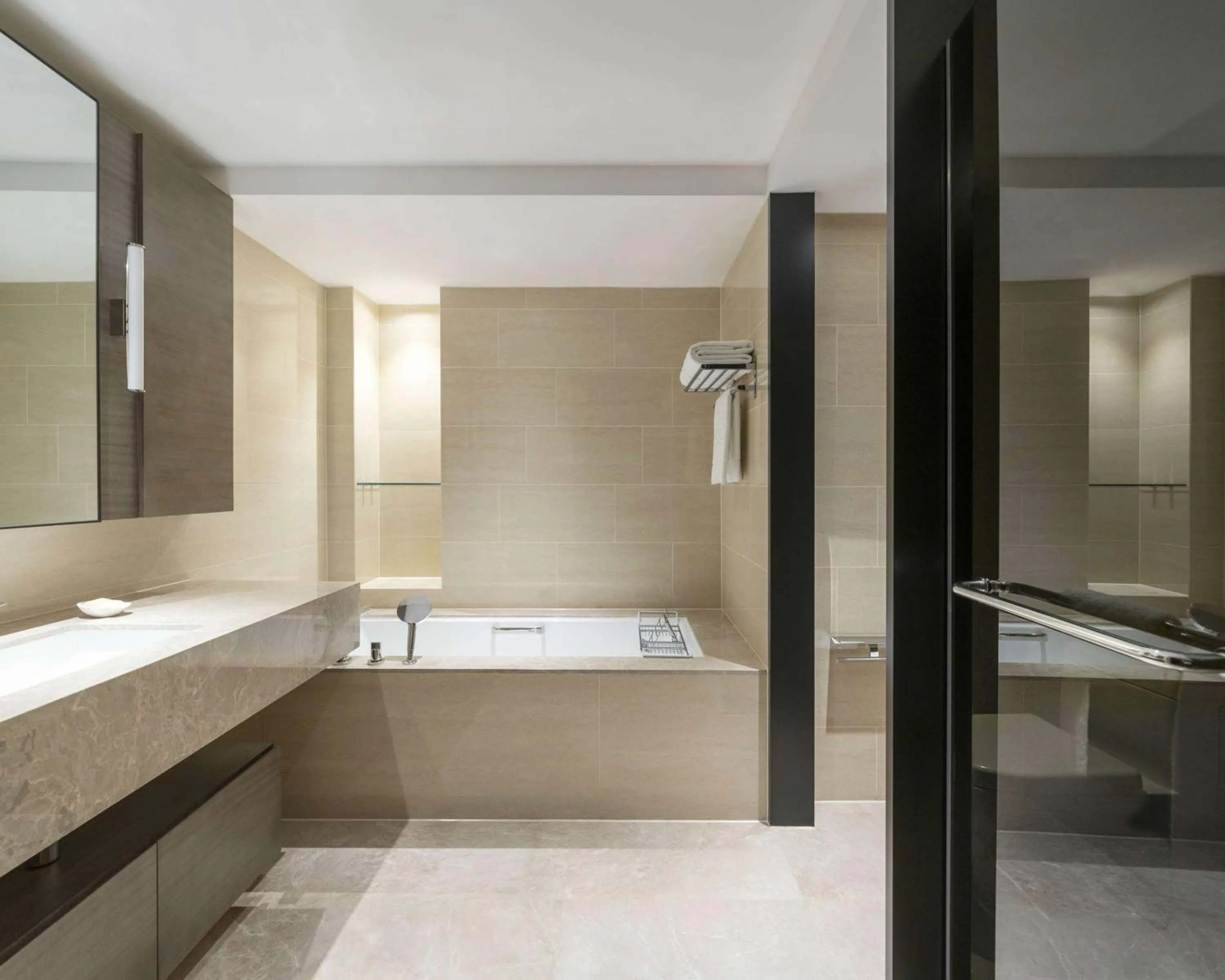 Photo of the whole room in China World Hotel, Beijing