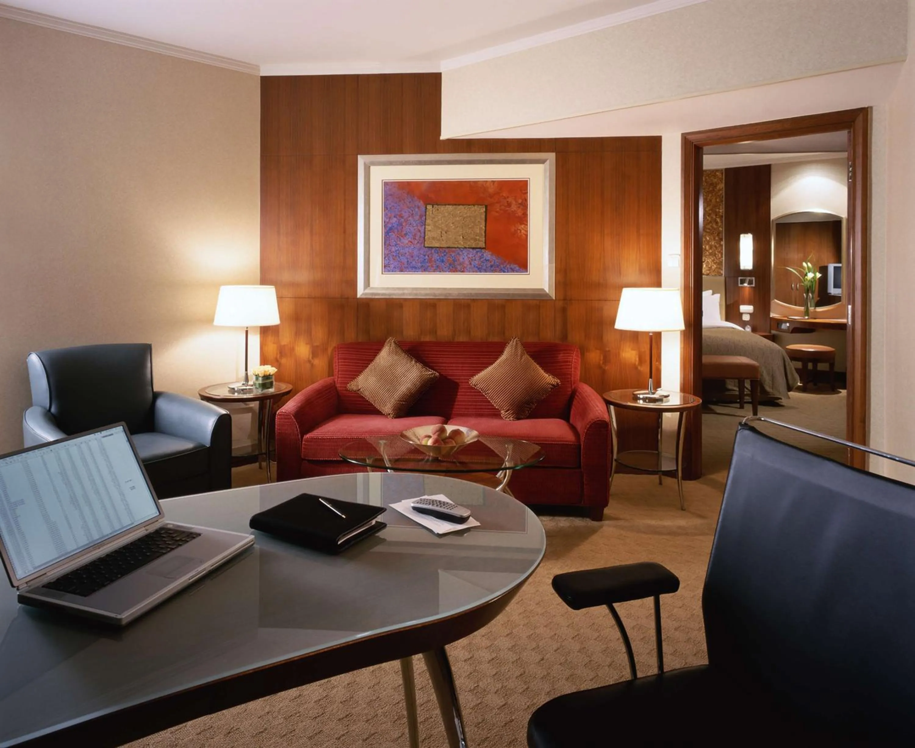 Photo of the whole room in China World Hotel, Beijing