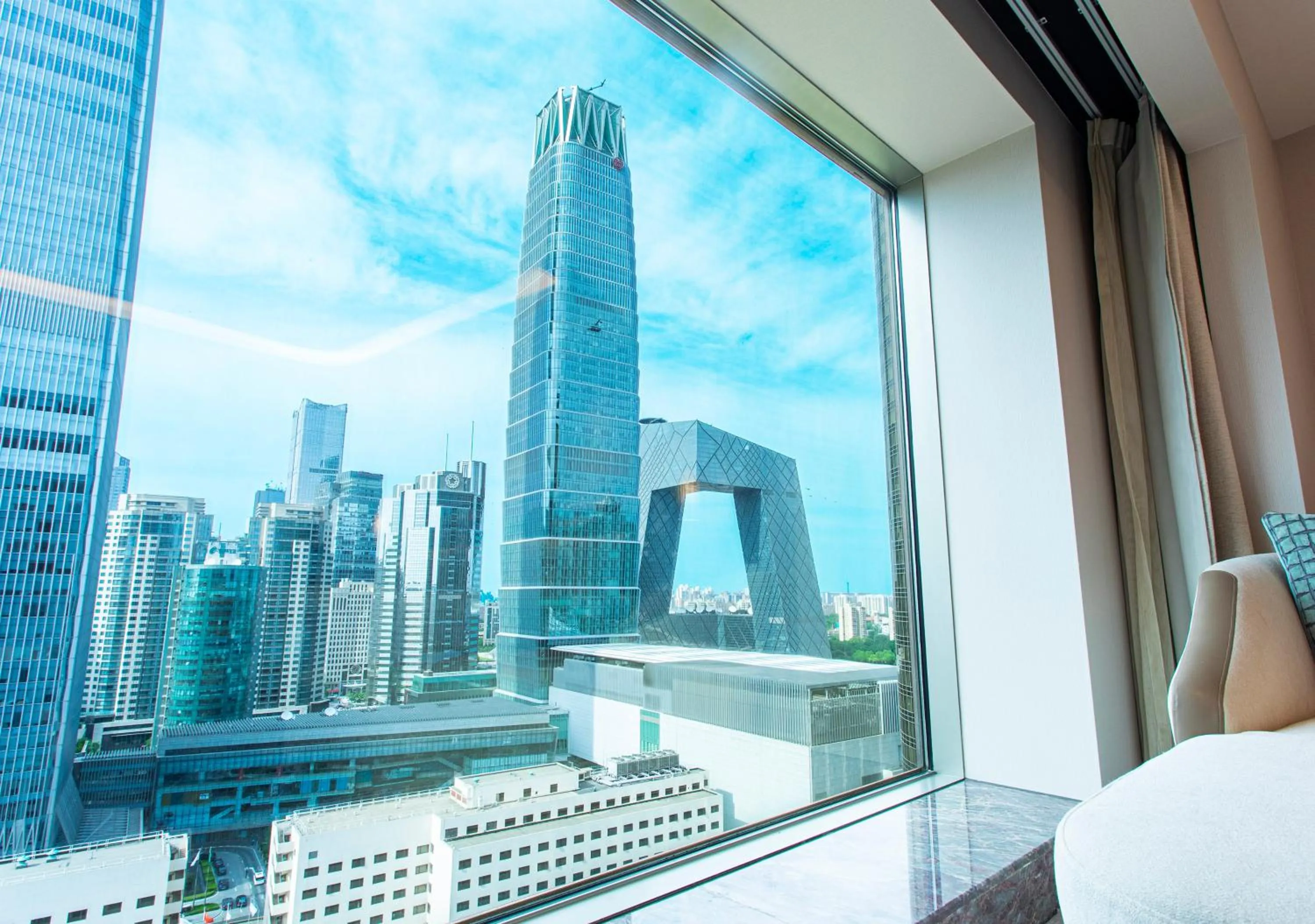 Street view in China World Hotel, Beijing