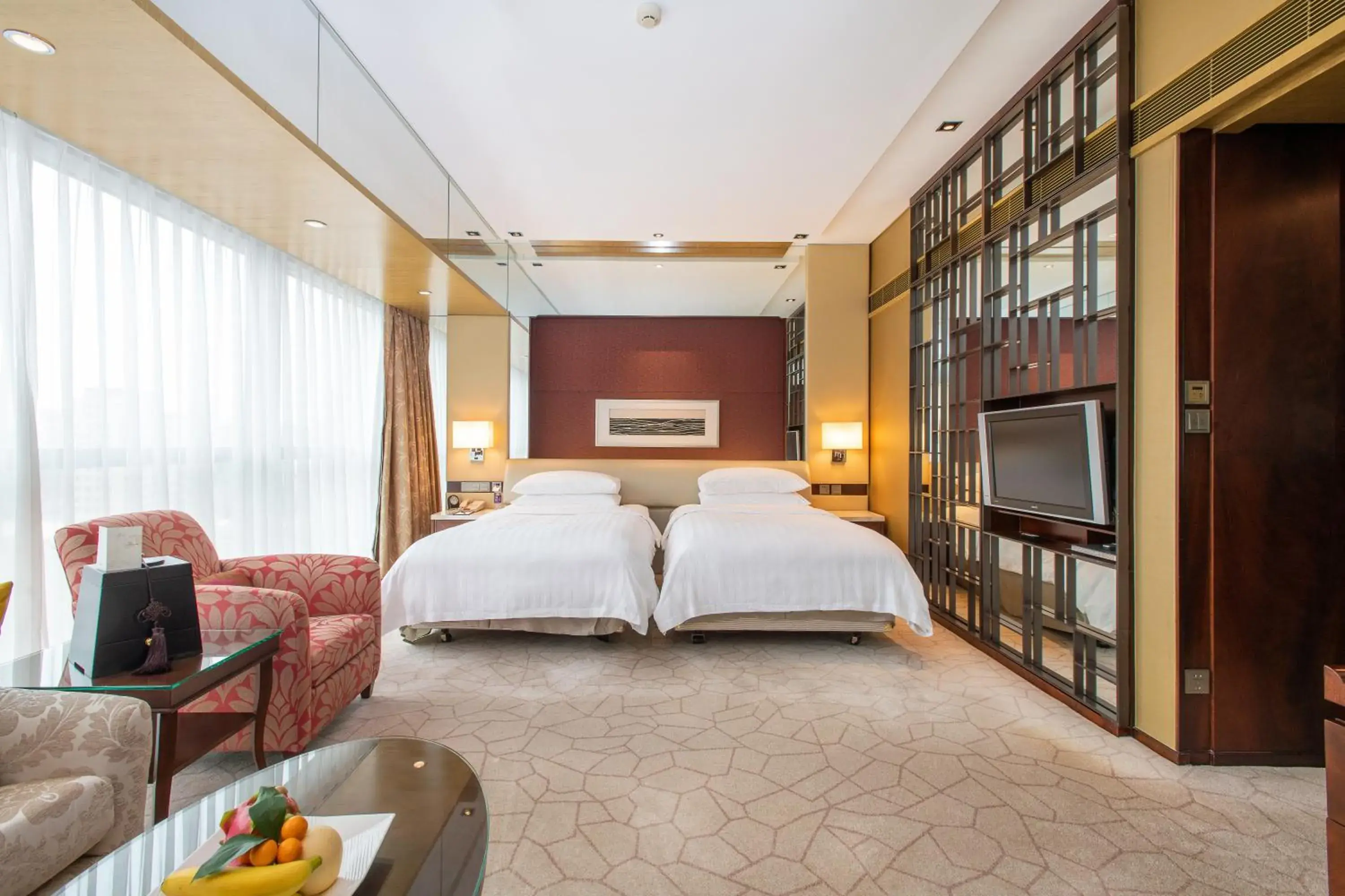 bunk bed, Bed in Shangri-La Beijing bunk bed, Bed in Shangri-La Beijing