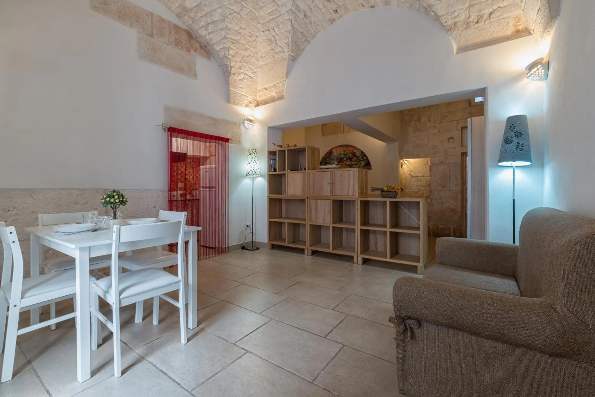 Dining area in Le Piccole Case Bianche