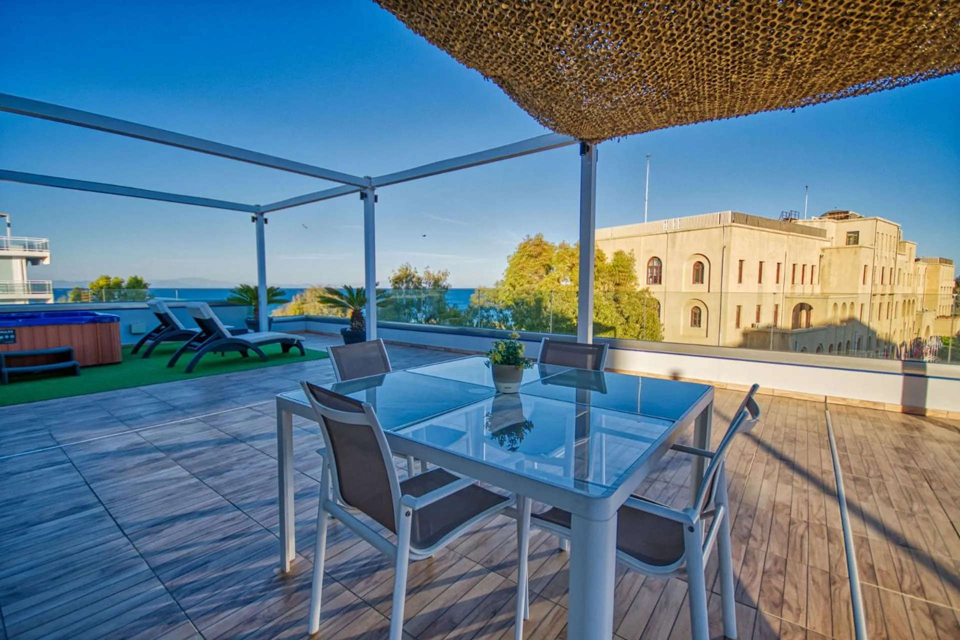 Balcony/Terrace in Island Boutique Hotel